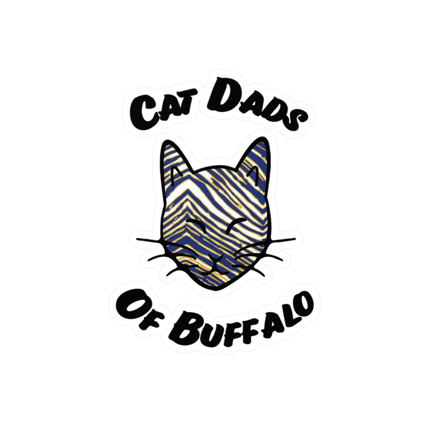 The Cat Dad Vinyl Decal