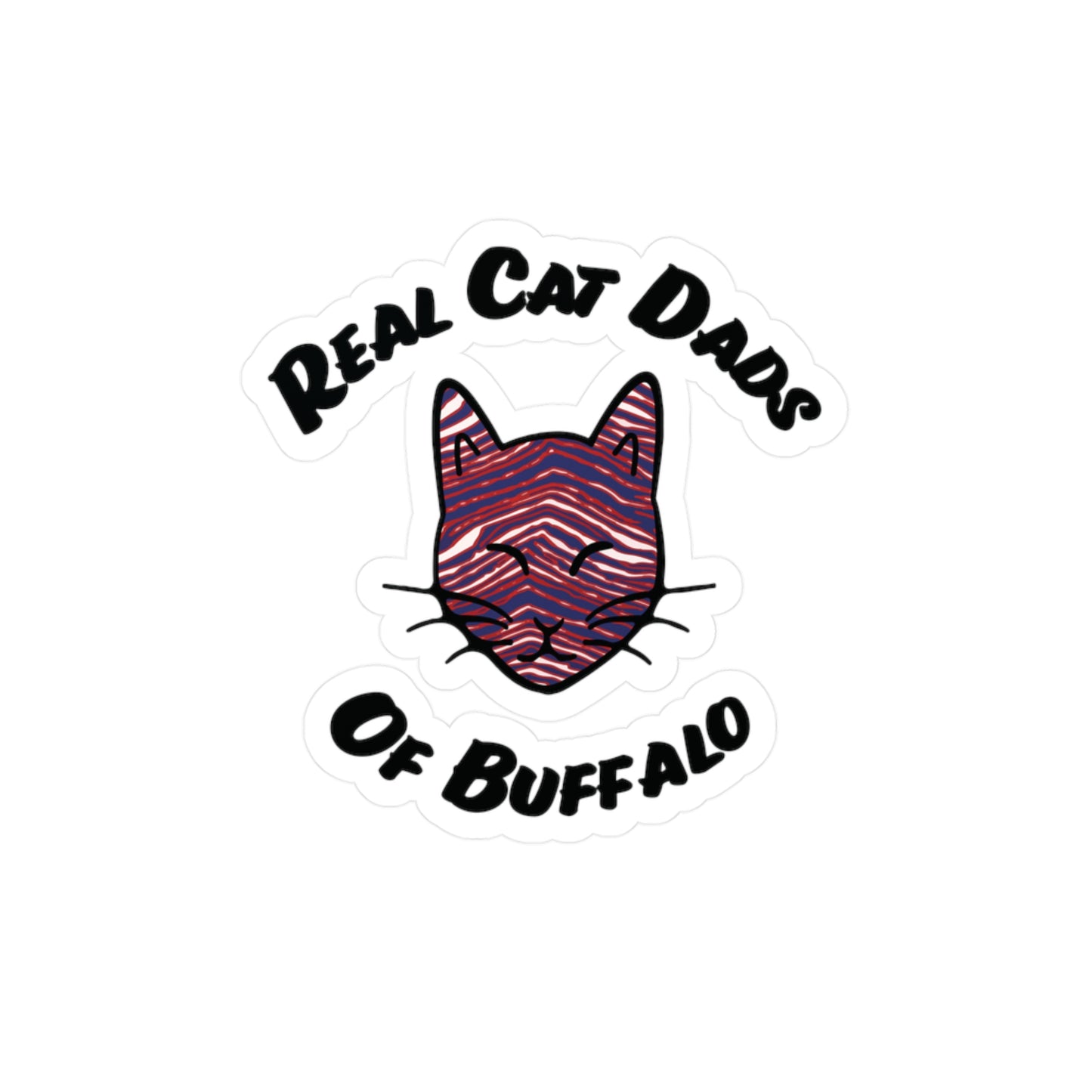 Real Cat Dads of Buffalo Vinyl Decal