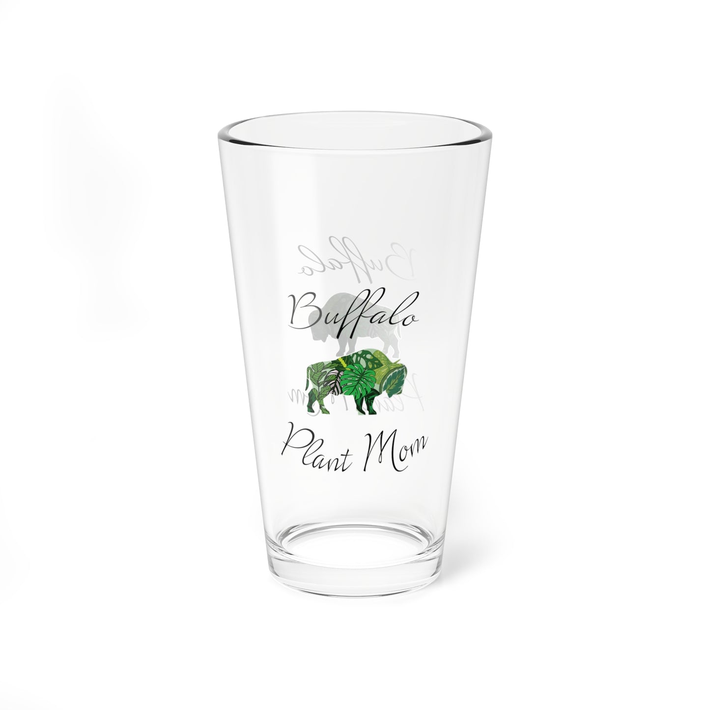 Buffalo Plant Mom Club Glass