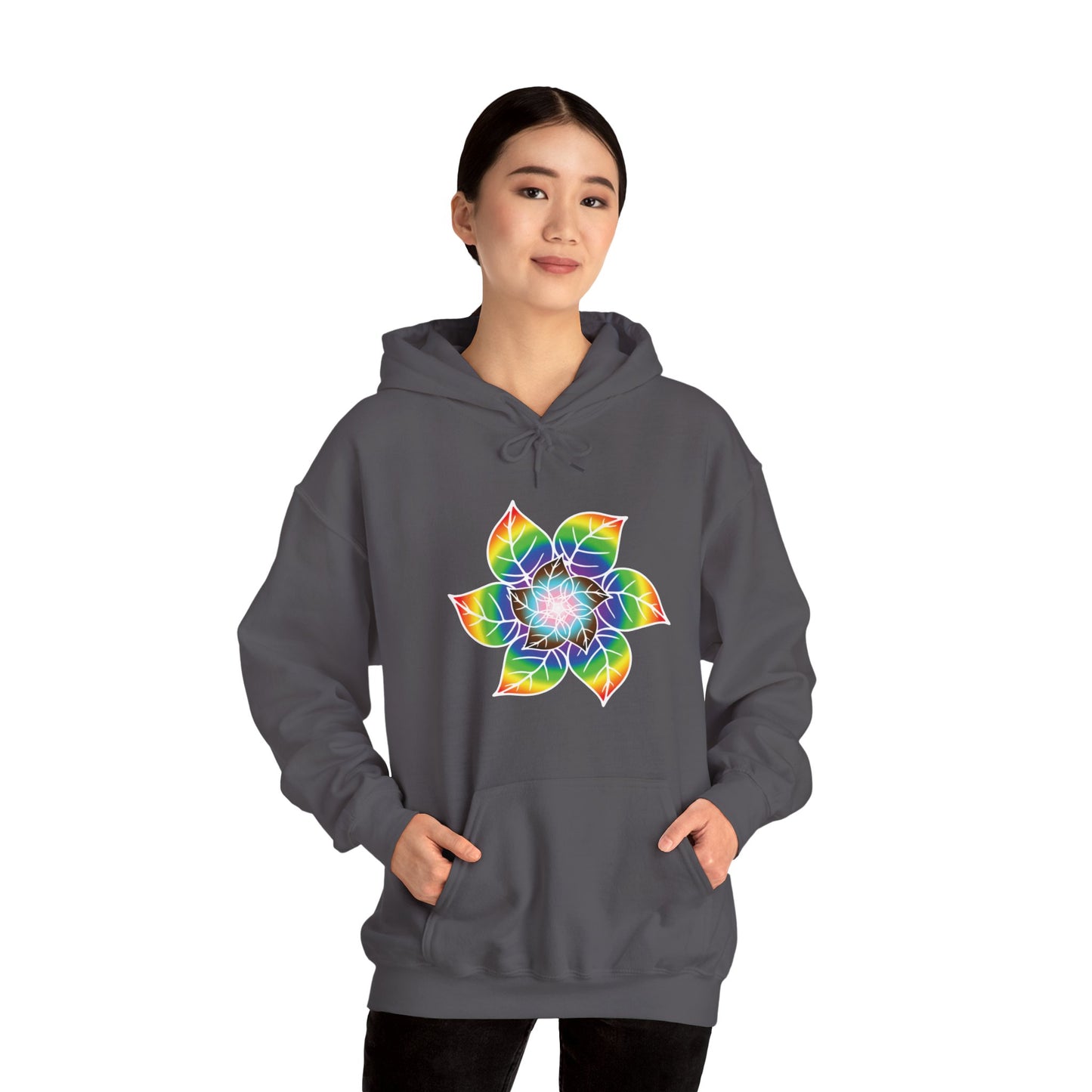 Flower Leaf Pride Hoodie