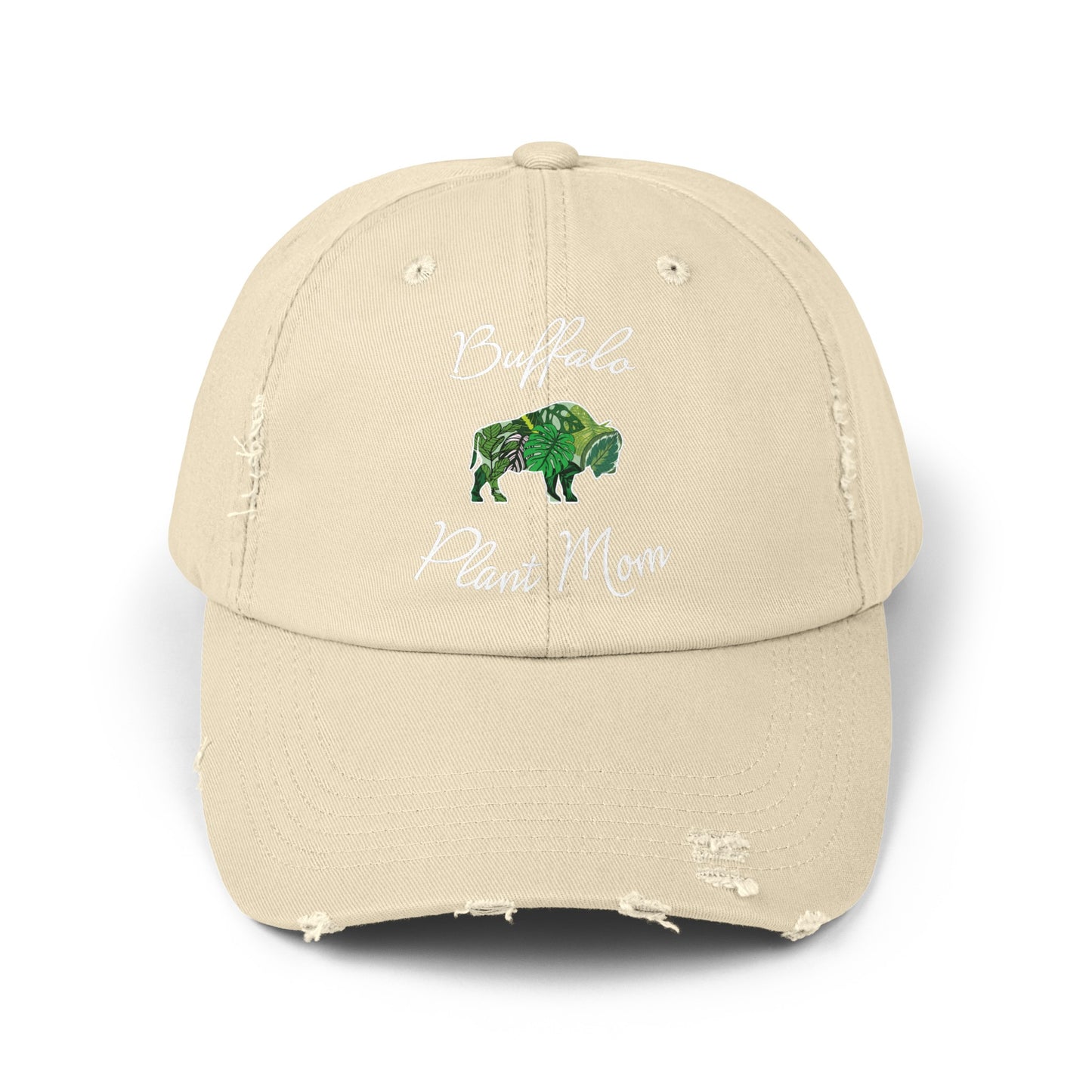 Buffalo Plant Mom Distressed Cap