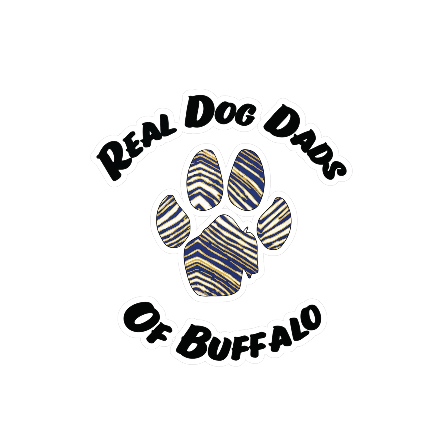 Real Dog Dads of Buffalo Vinyl Decal