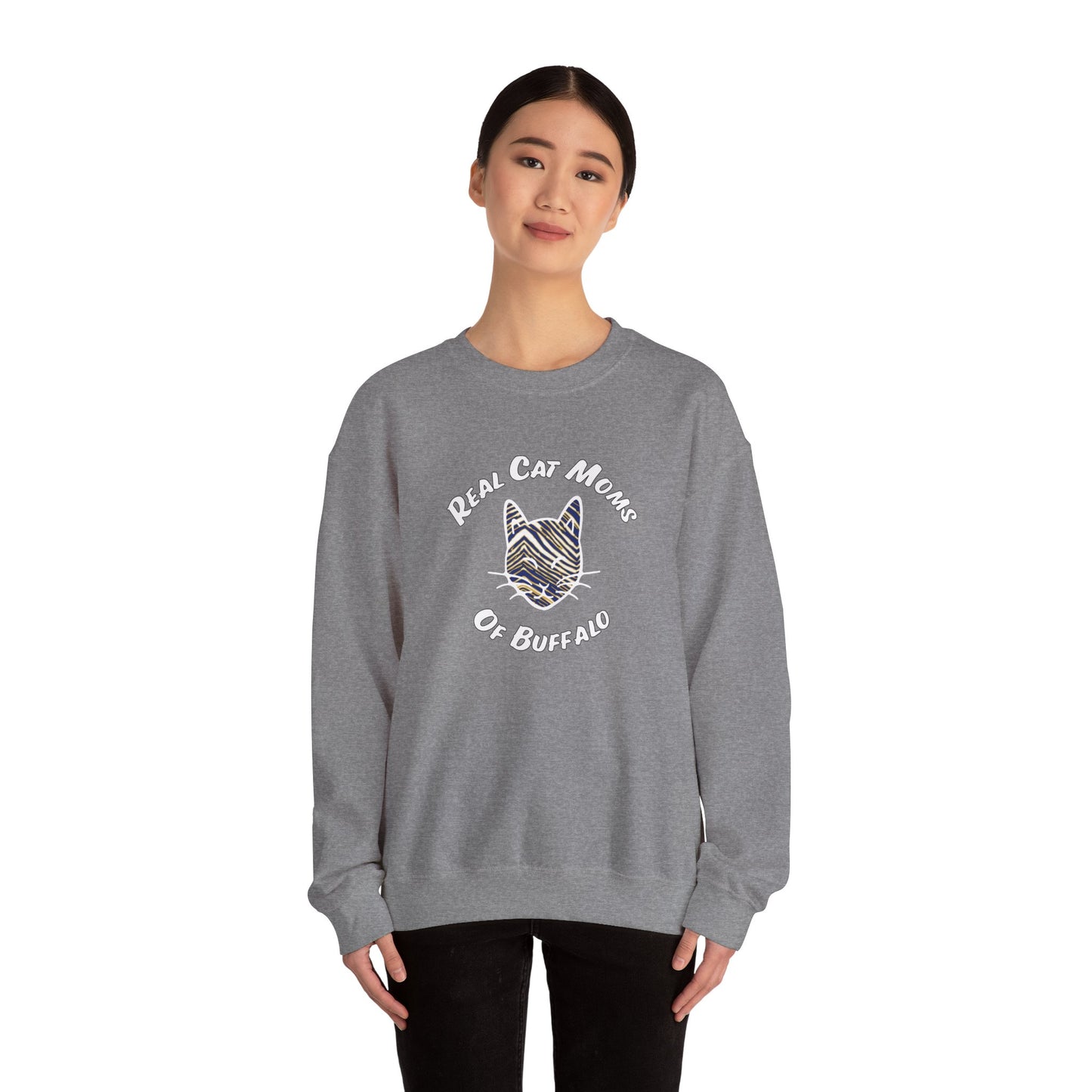 Real Cat Moms of Buffalo Sweatshirt