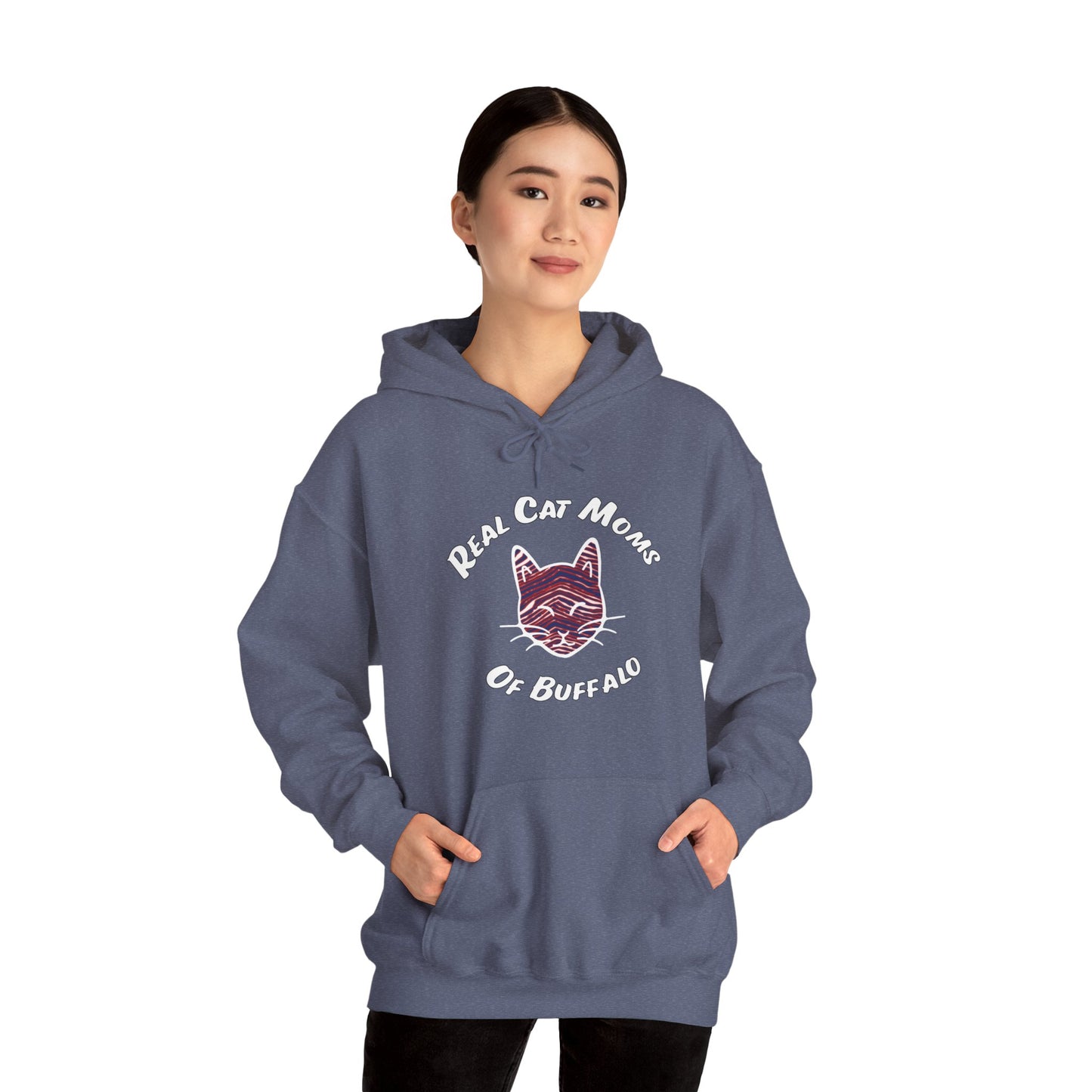 Real Cat Moms of Buffalo Hoodie