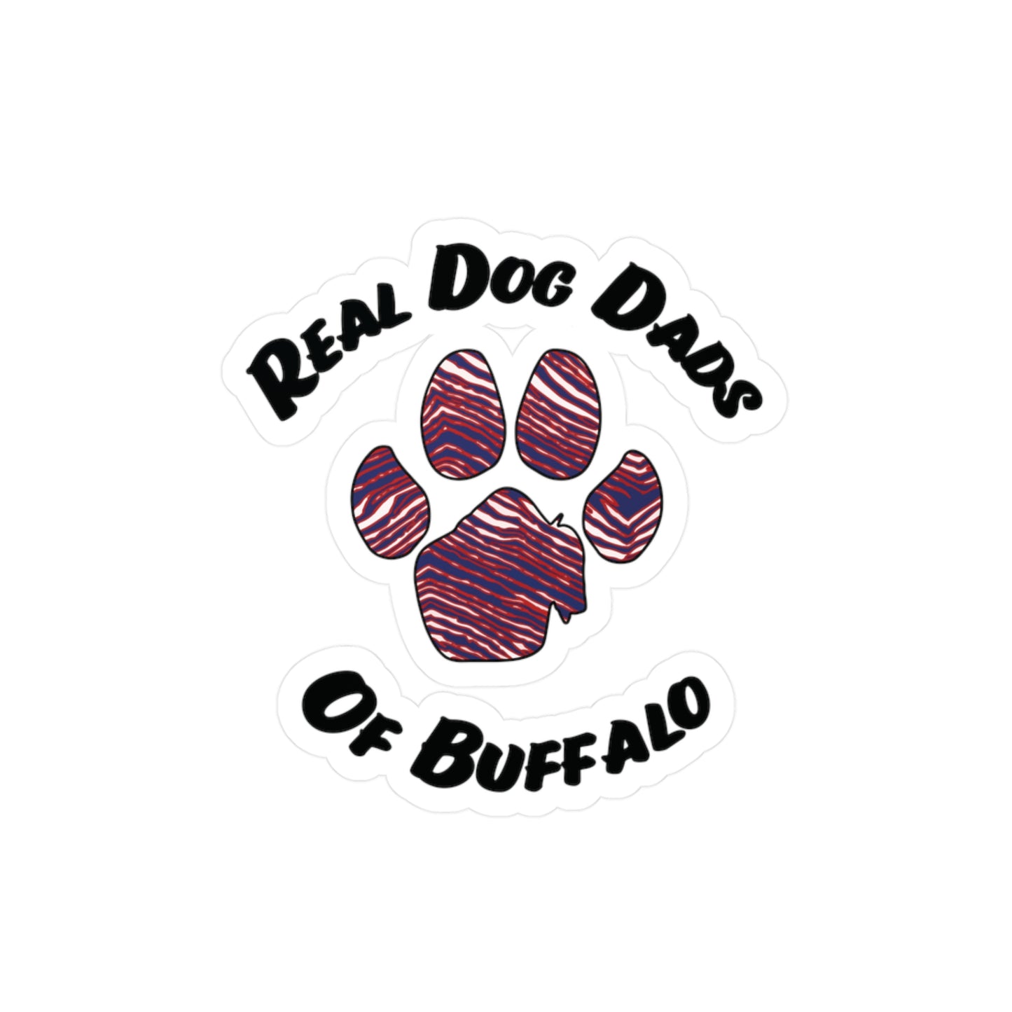 Real Dog Dads of Buffalo Vinyl Decal