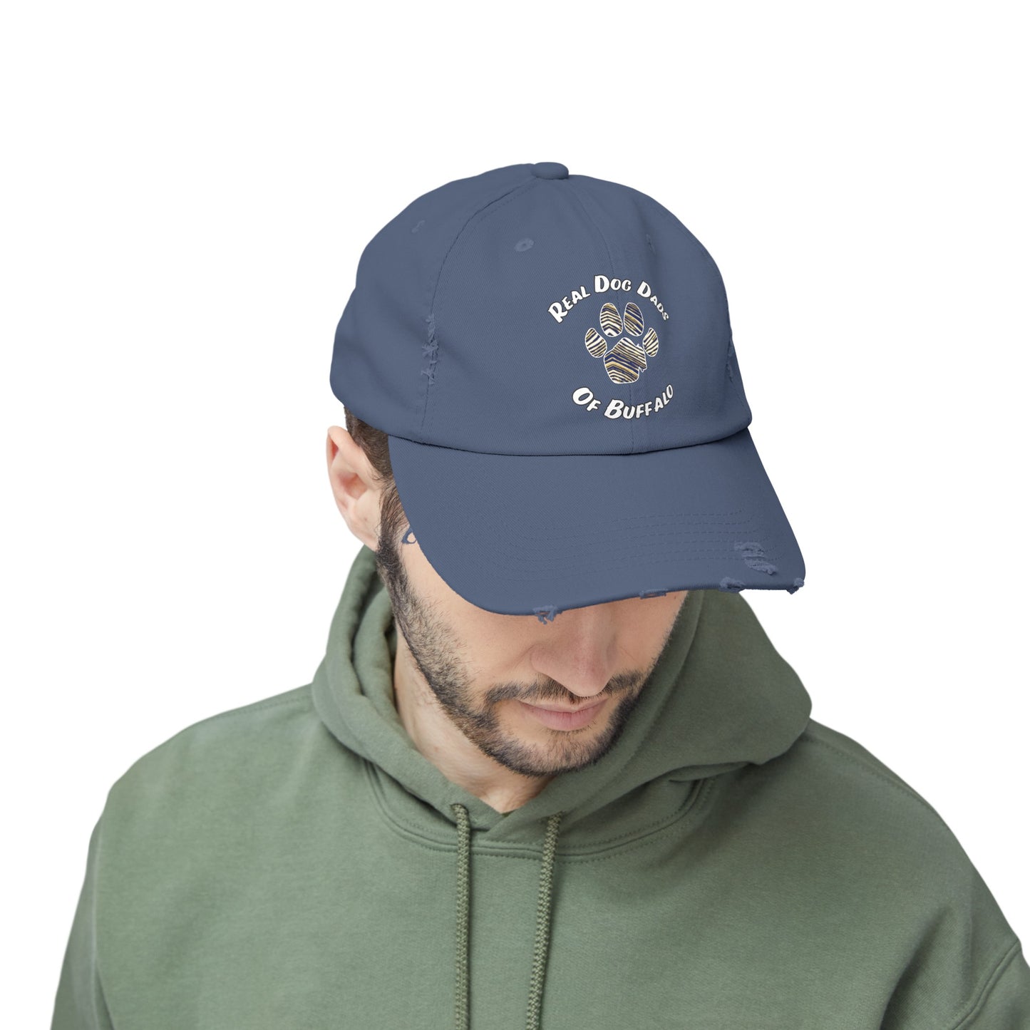 Real Dog Dads of Buffalo Distressed Cap