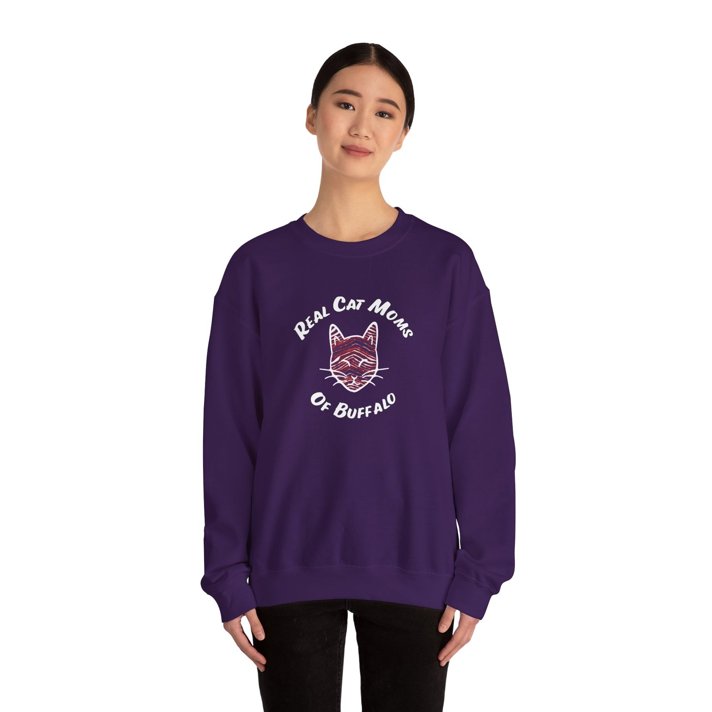 Real Cat Moms of Buffalo Sweatshirt