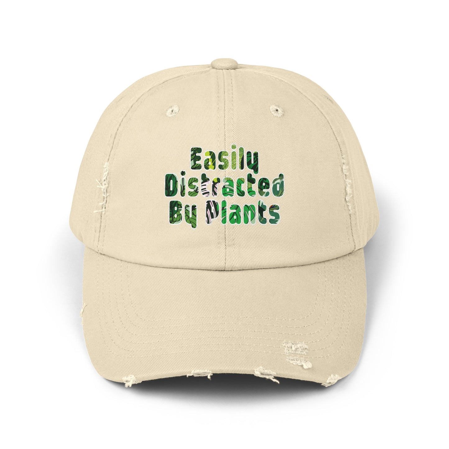 Easily Distracted By Plants Distressed Cap