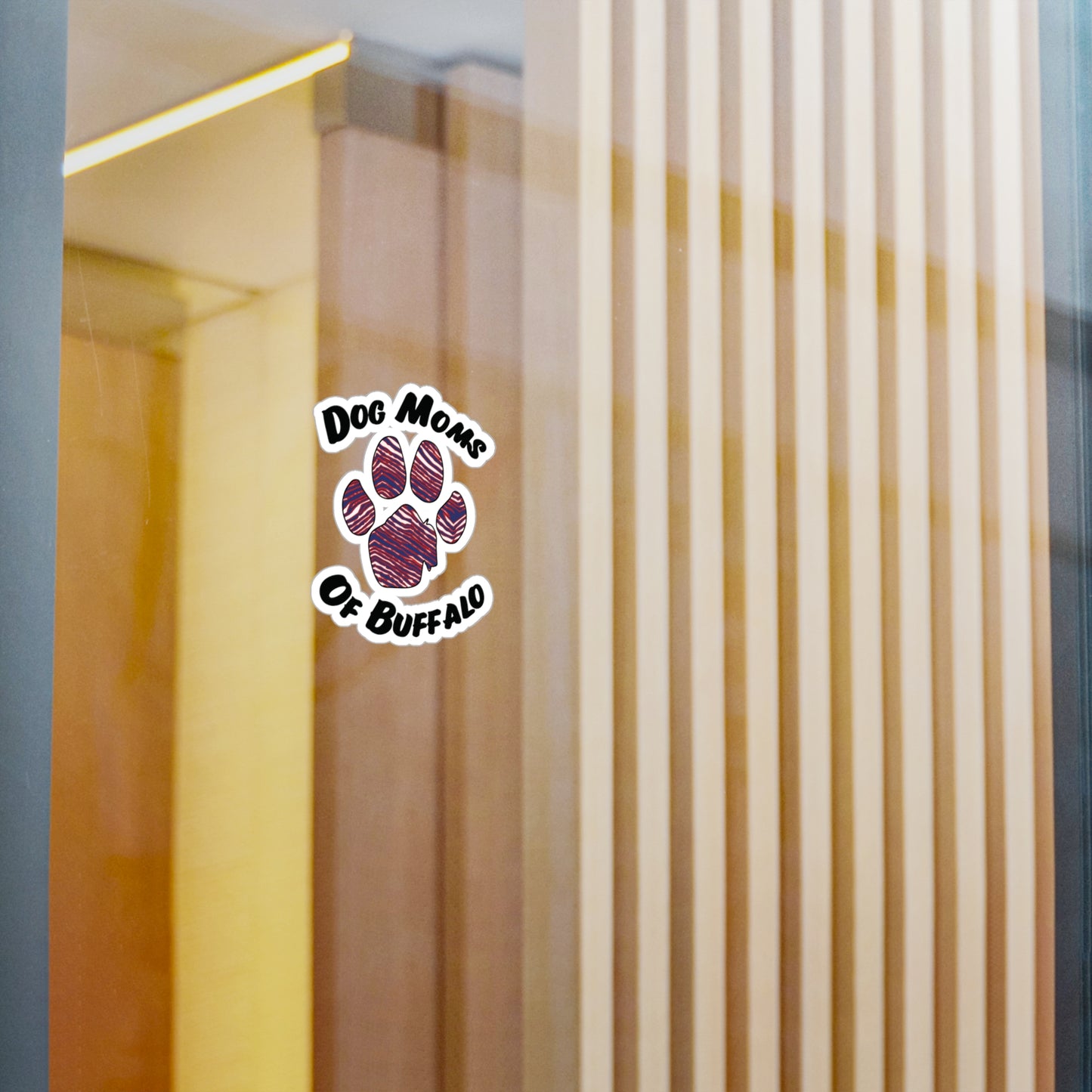 The Pawffalo Dog Mom Vinyl Decal