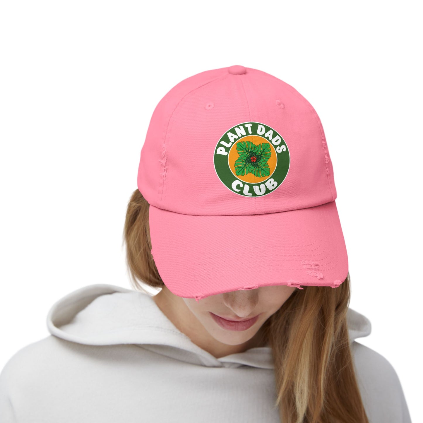 Plant Dads Club Distressed Cap