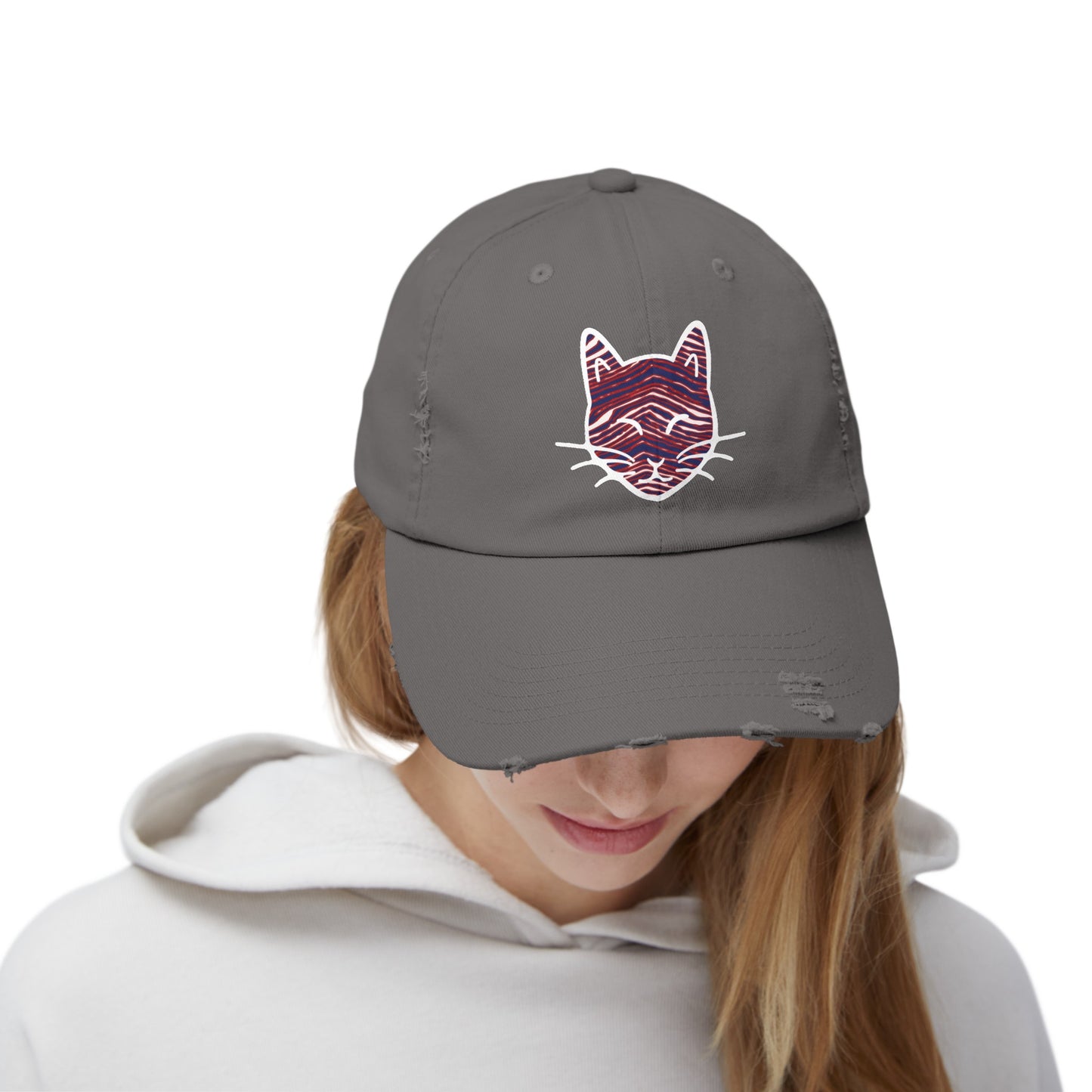 The Cat Fam Game Day Distressed Cap