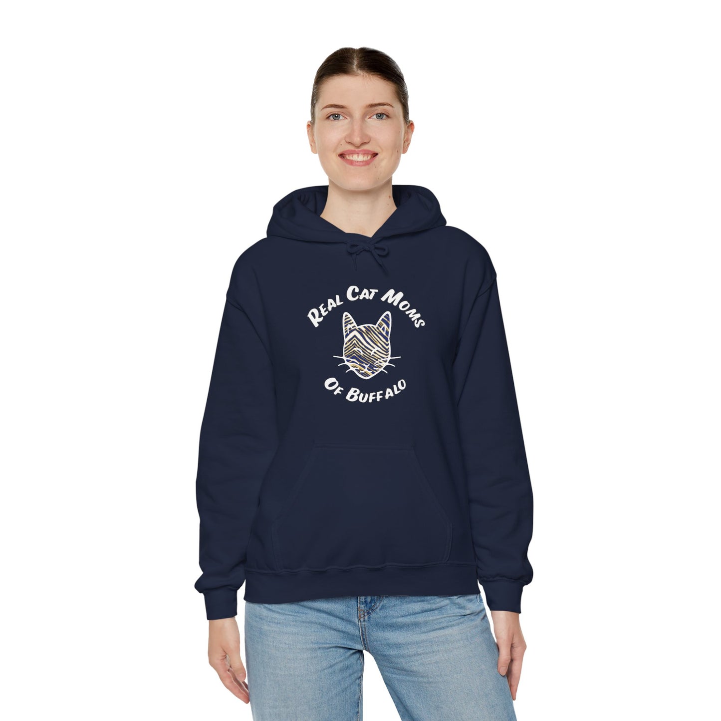 Real Cat Moms of Buffalo Hoodie