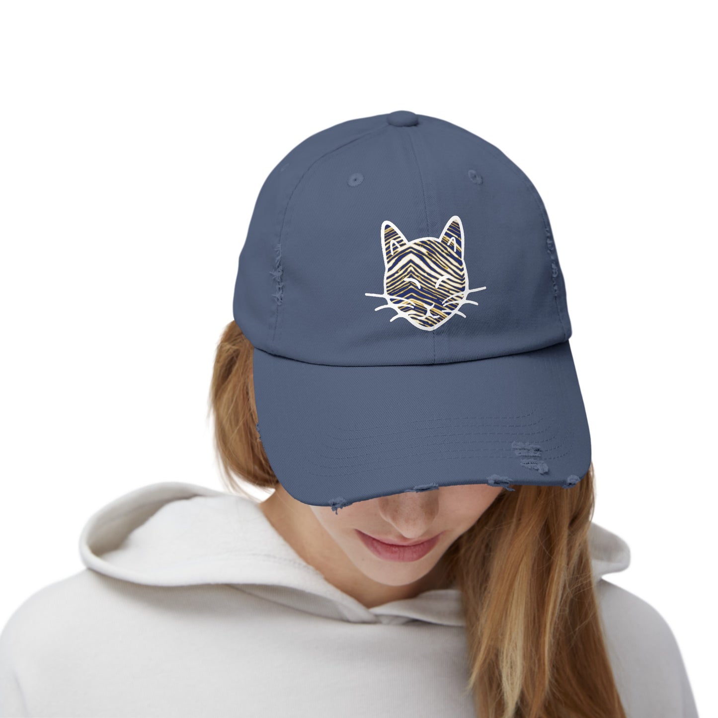 The Cat Fam Game Day Distressed Cap