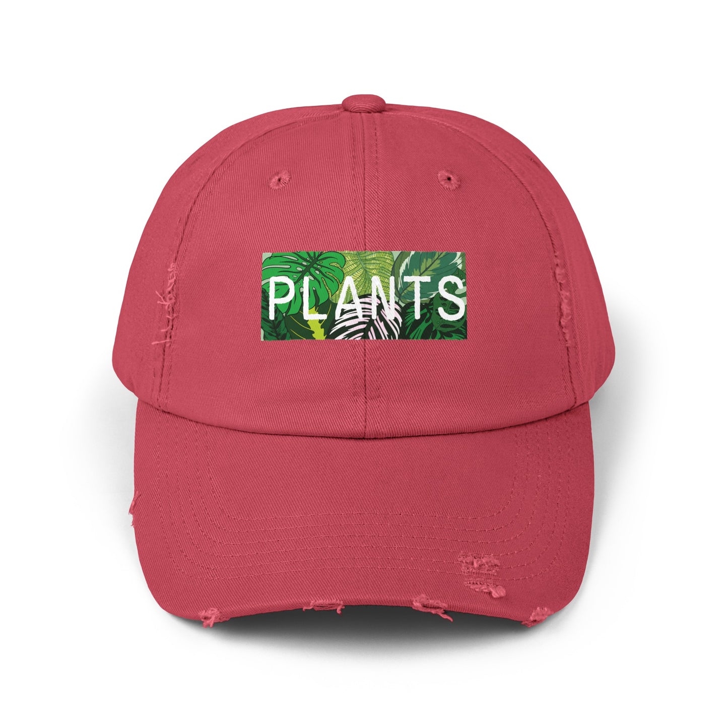 “Plants” Distressed Cap