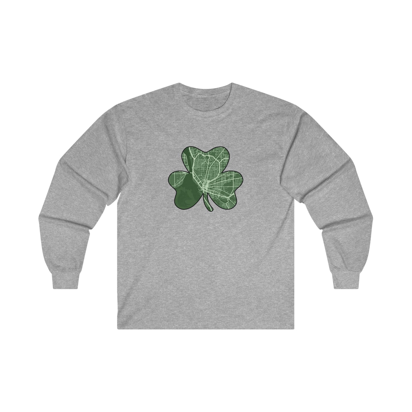 Map of Buffalo St. Patrick’s Day Long Sleeve