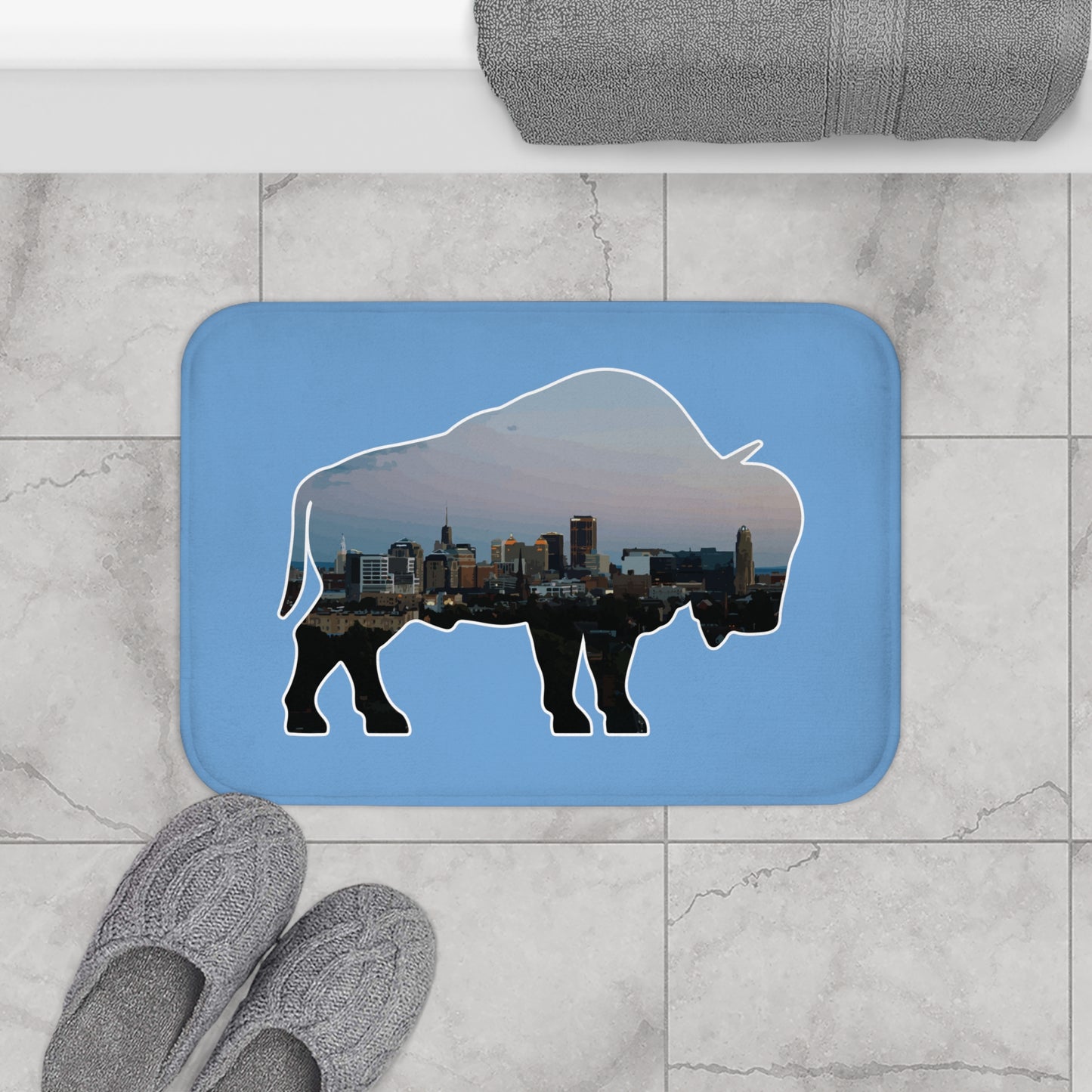 Buffalo Skyline Bath Mat