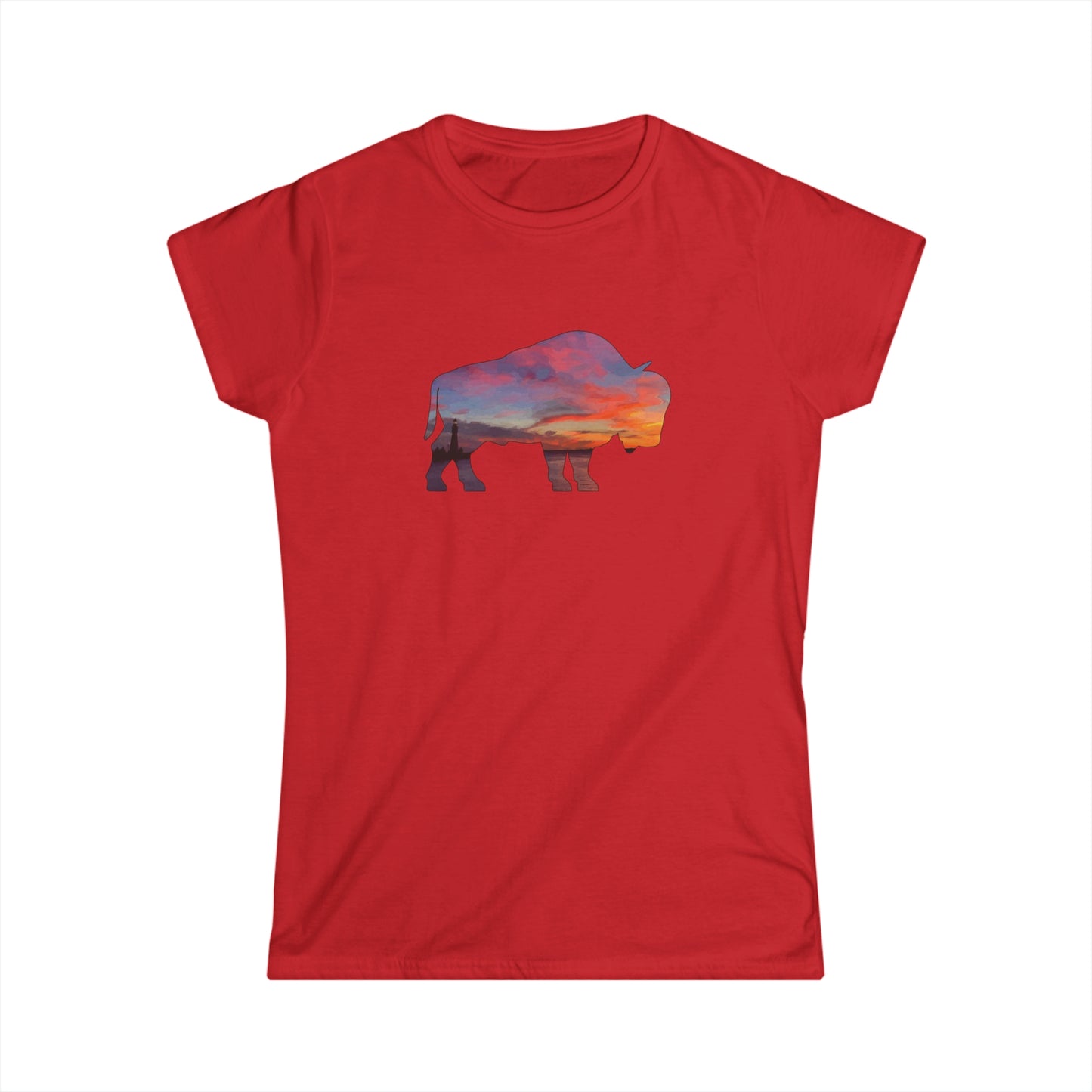 Buffalo Waterfront Sunset Women's Shirt