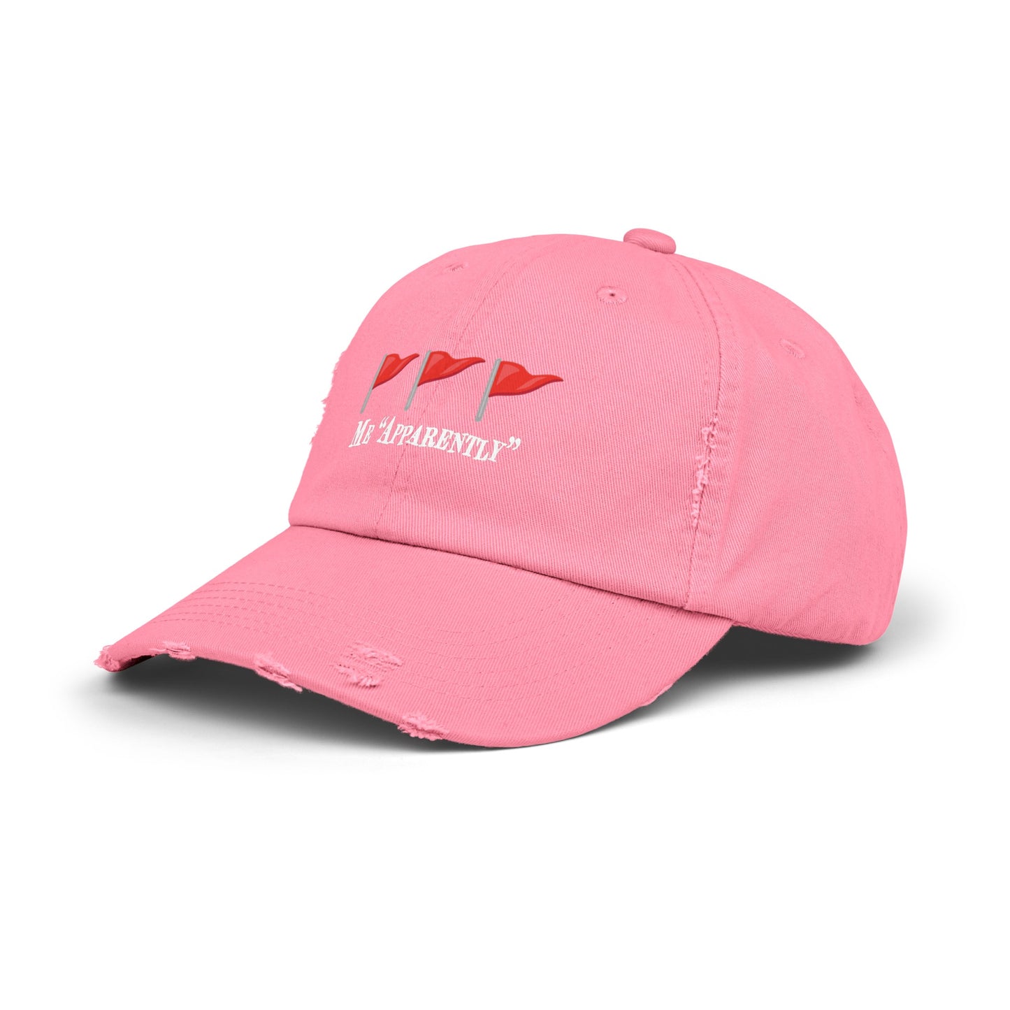 Red Flag Distressed Cap