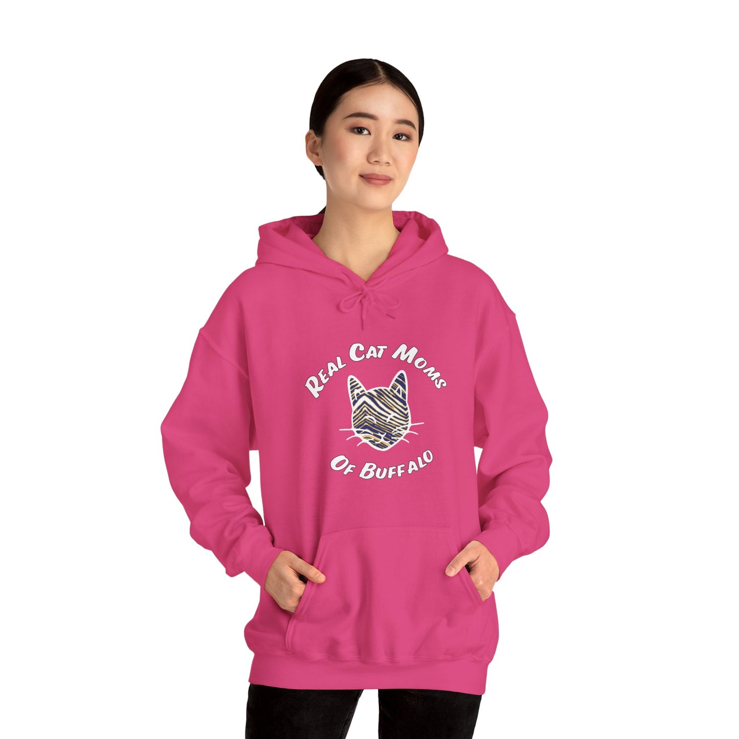 Real Cat Moms of Buffalo Hoodie