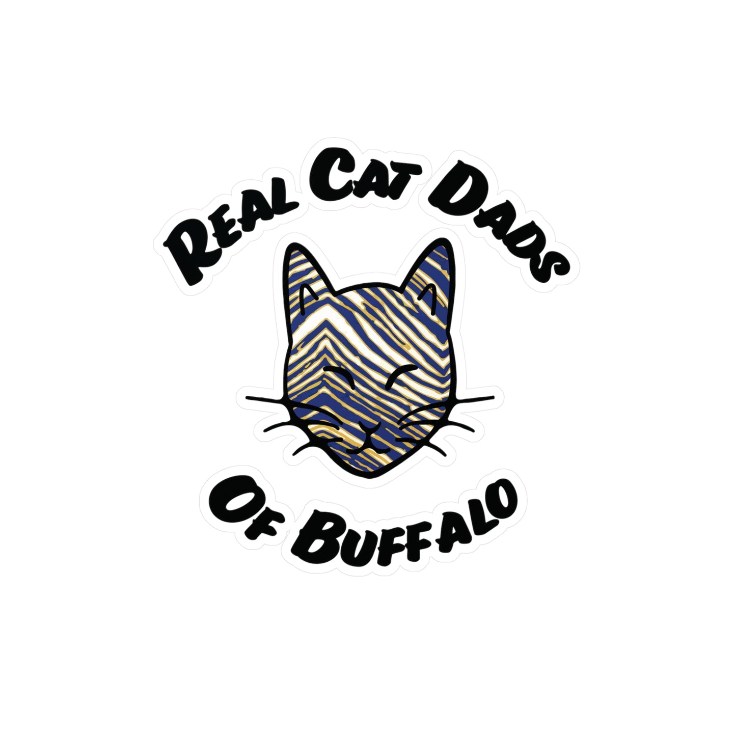 Real Cat Dads of Buffalo Vinyl Decal