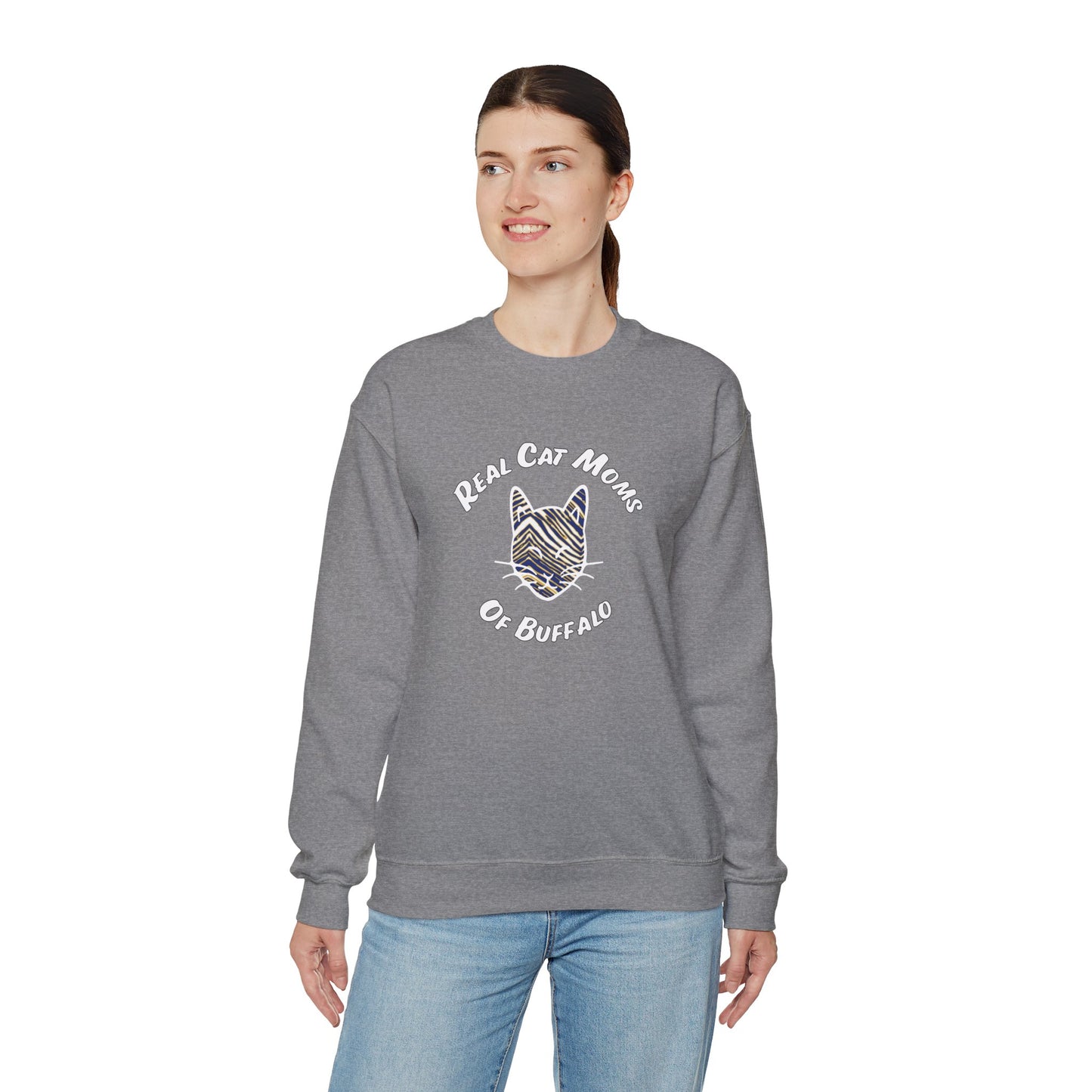 Real Cat Moms of Buffalo Sweatshirt