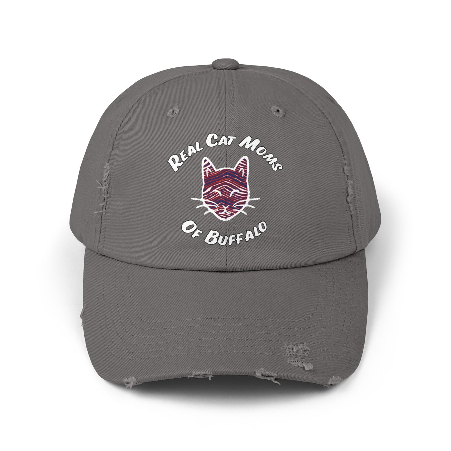 Real Cat Moms of Buffalo Distressed Cap