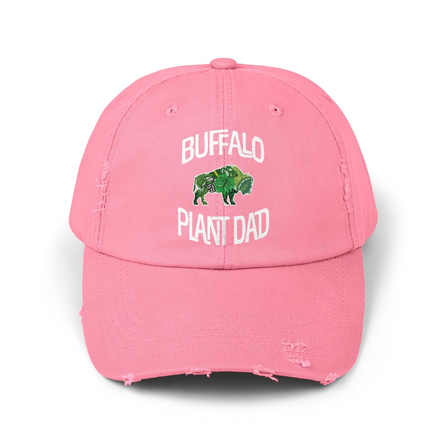 Buffalo Plant Dad Distressed Cap