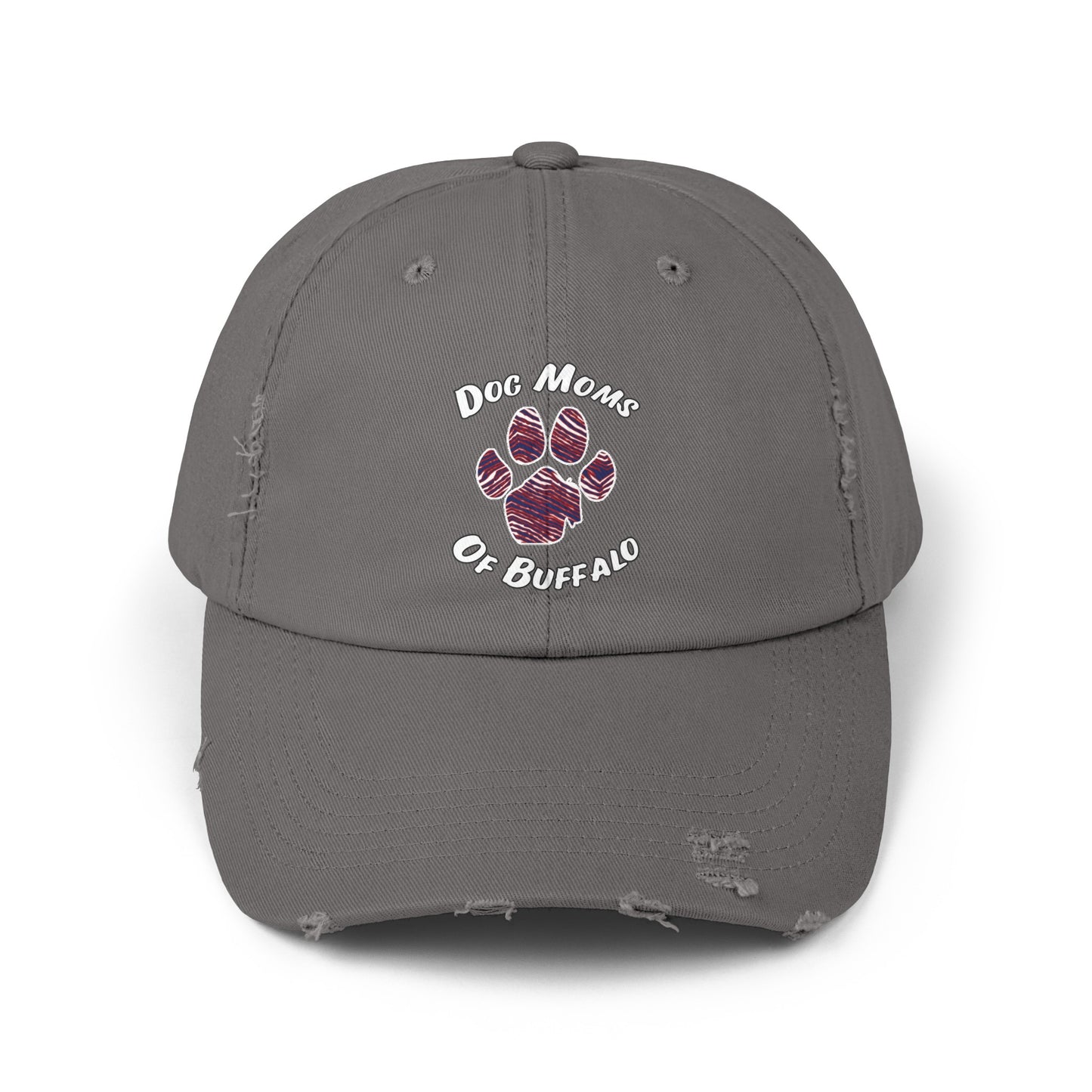 The Pawffalo Dog Mom Distressed Cap