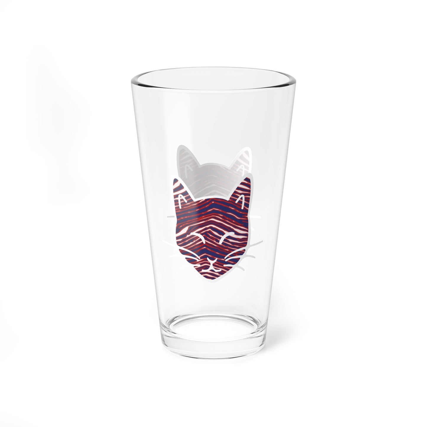 The Cat Fam Game Day Glass