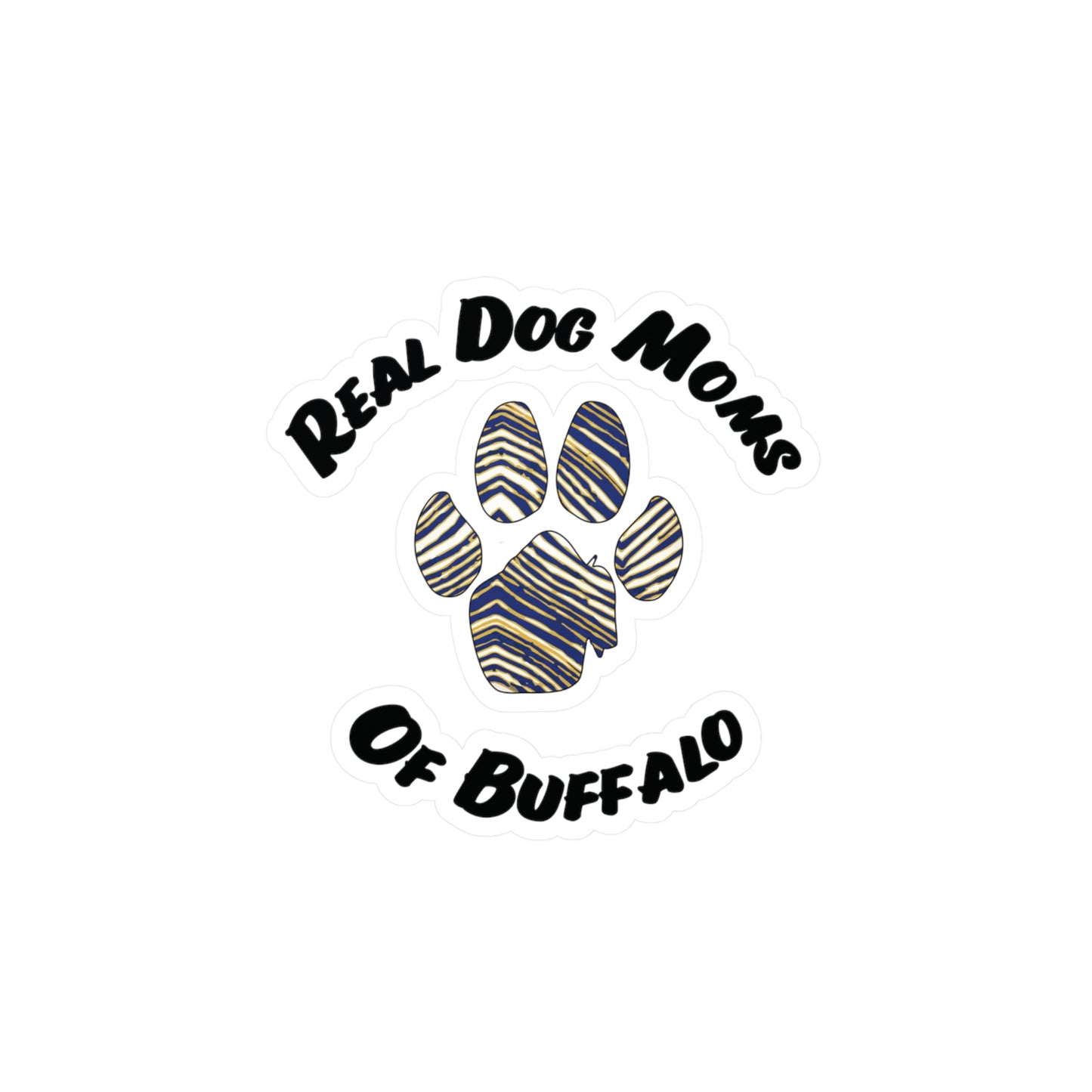 Real Dog Moms of Buffalo Vinyl Decal