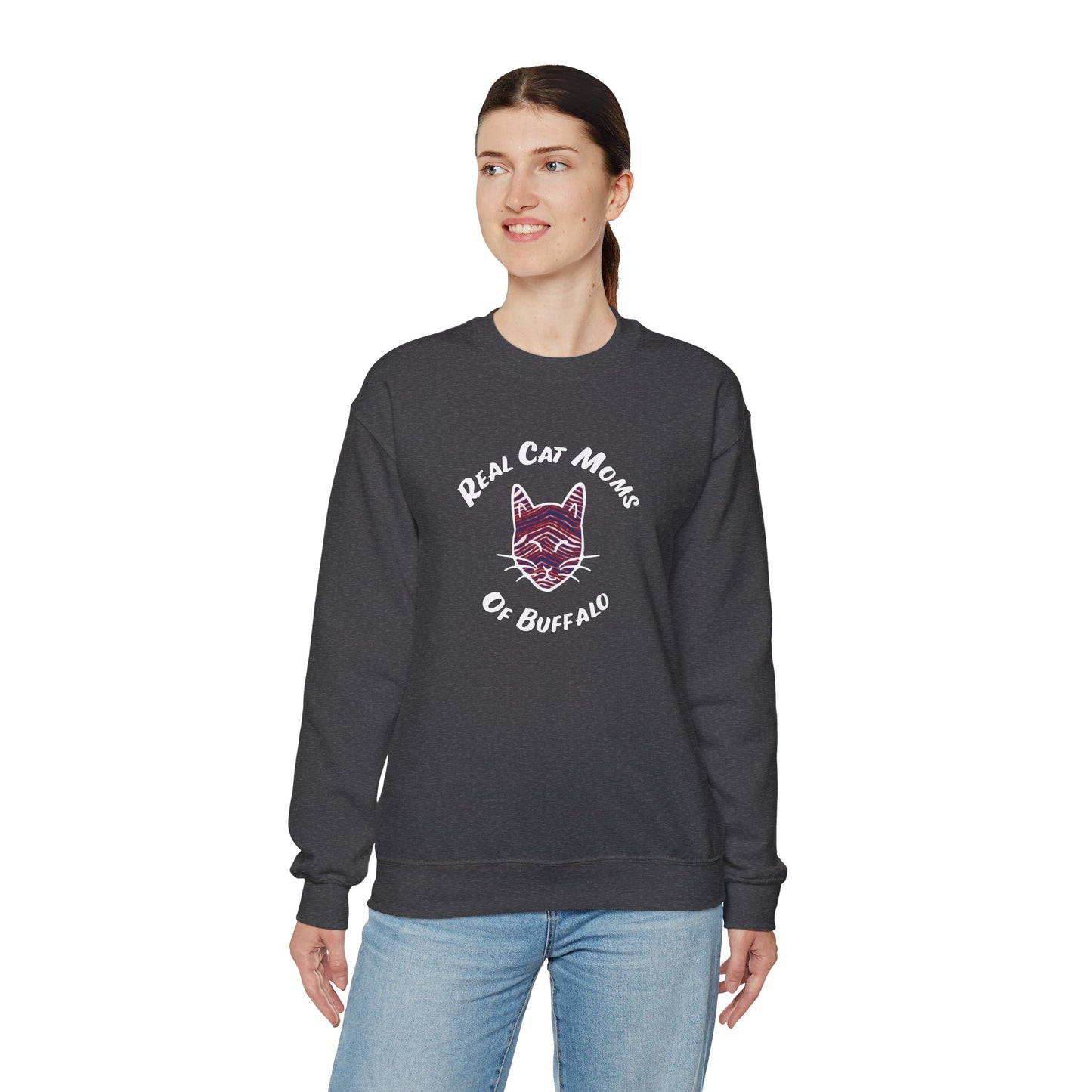 Real Cat Moms of Buffalo Sweatshirt