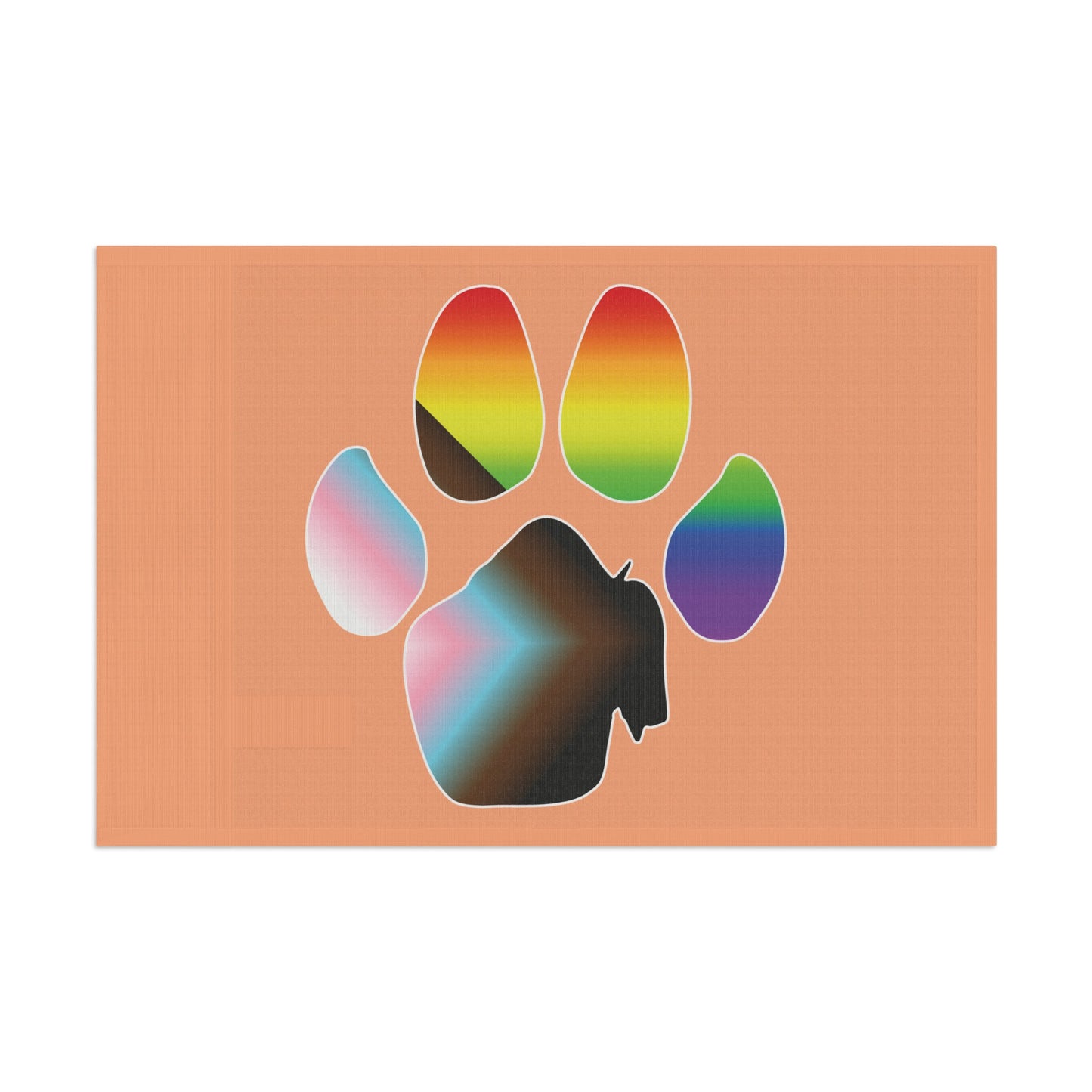 The Pawffalo Pride Flag