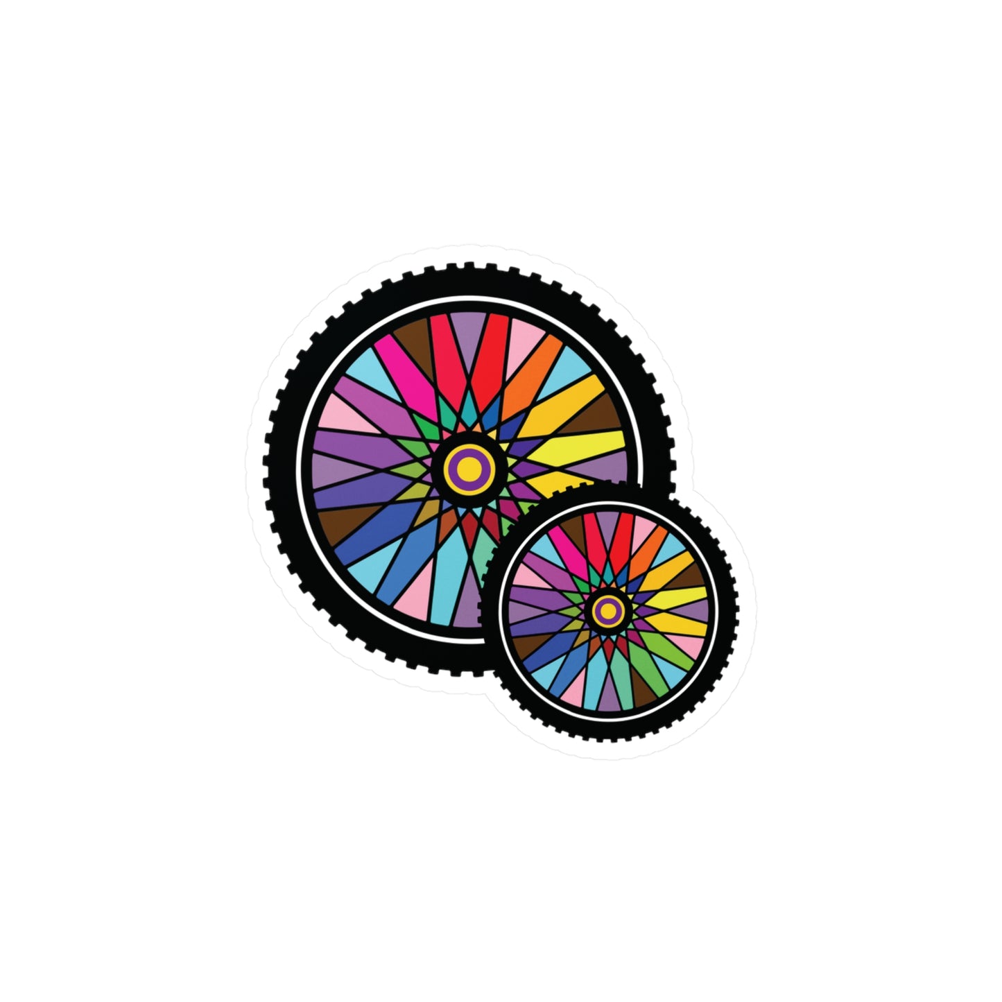 Cycling Pride Kiss-Cut Vinyl Decals