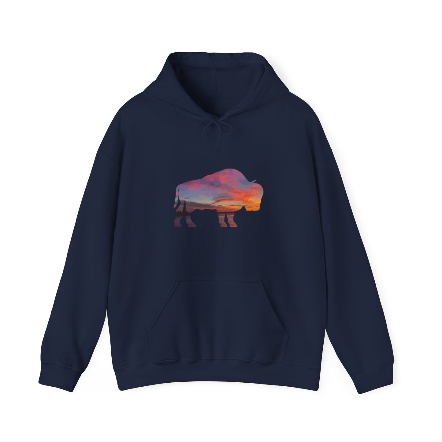 Buffalo Waterfront Sunset Hoodie