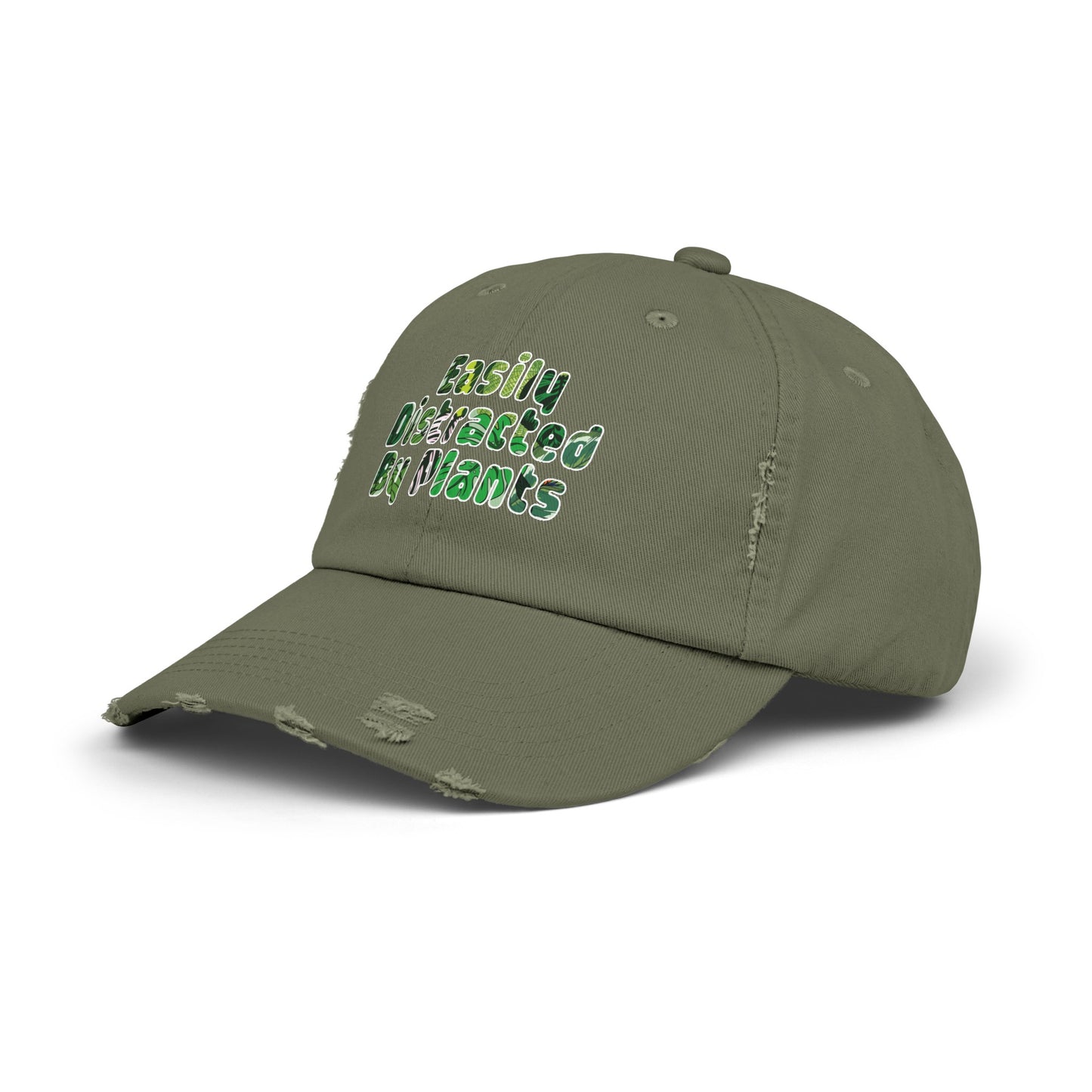 Easily Distracted By Plants Distressed Cap