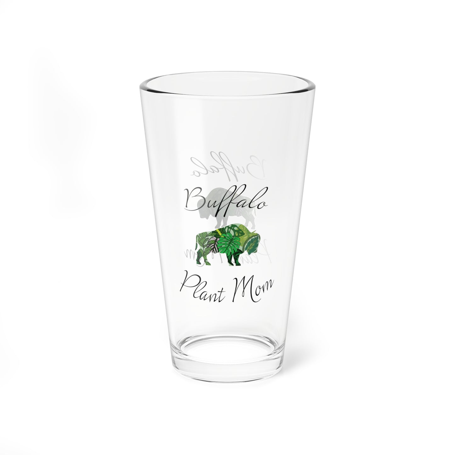 Buffalo Plant Mom Club Glass