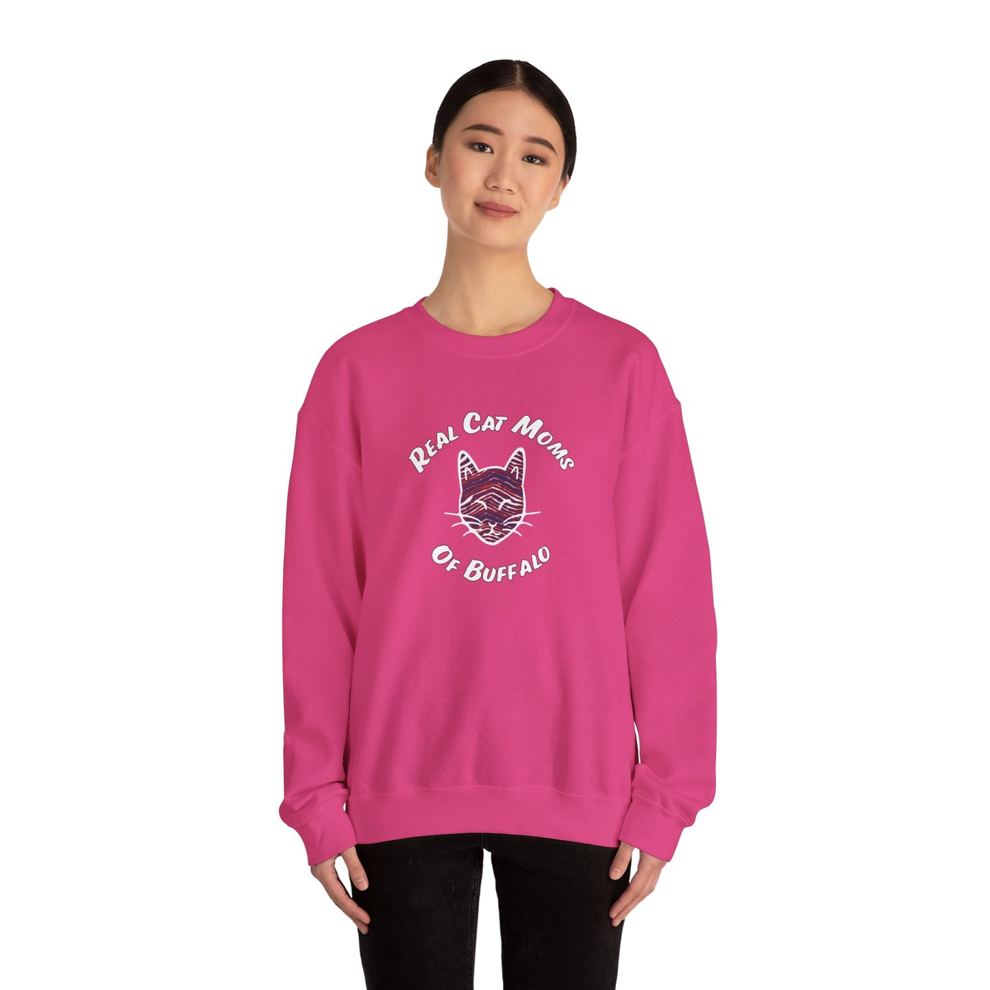 Real Cat Moms of Buffalo Sweatshirt