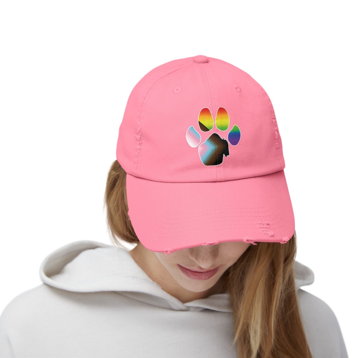 The Pawffalo Pride Distressed Cap