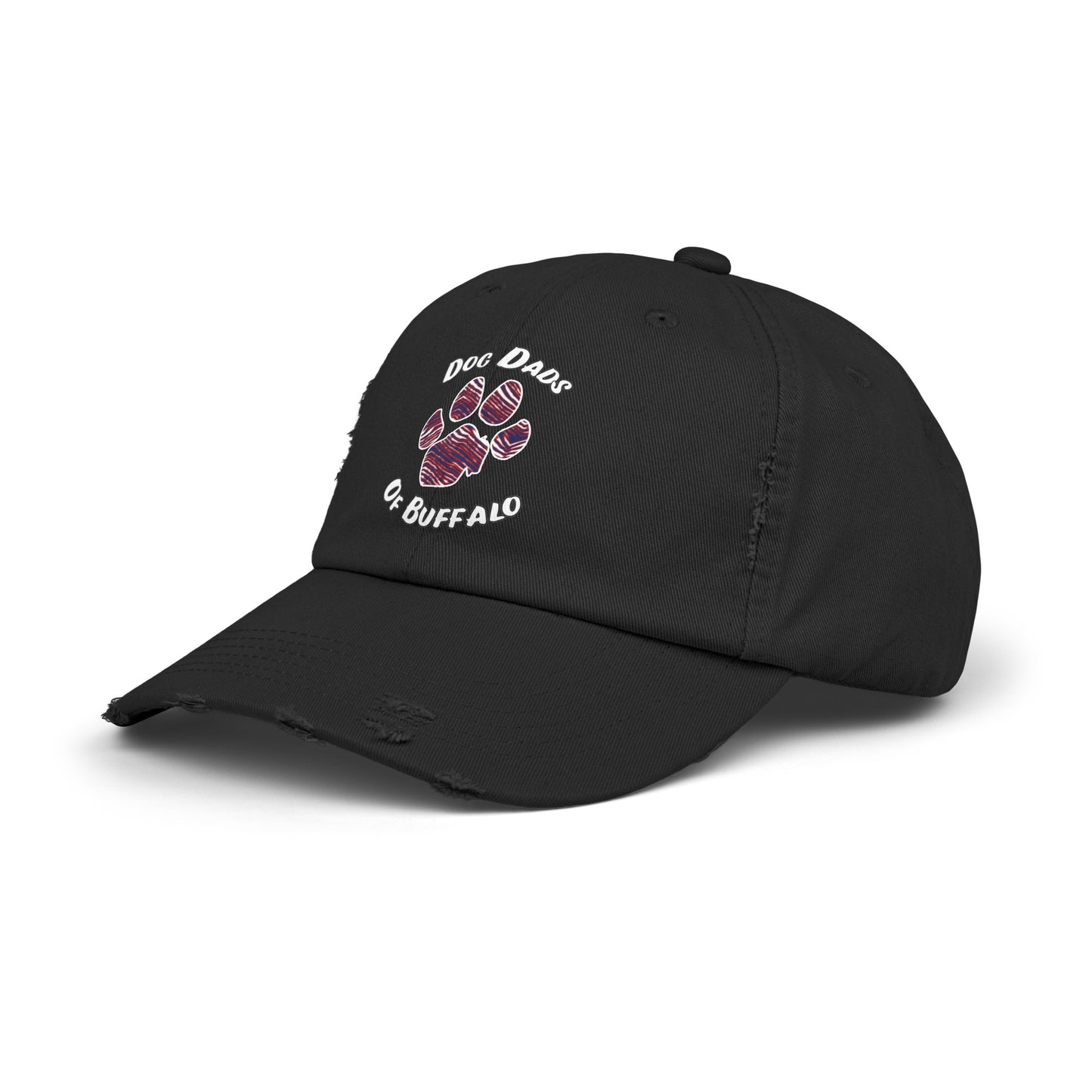 The Pawffalo Dog Dad Distressed Cap