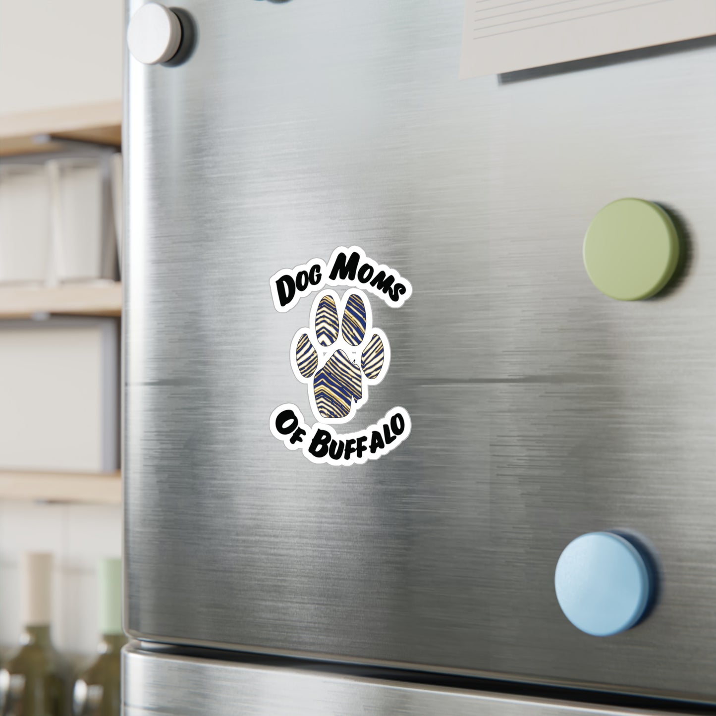 The Pawffalo Dog Mom Vinyl Decal