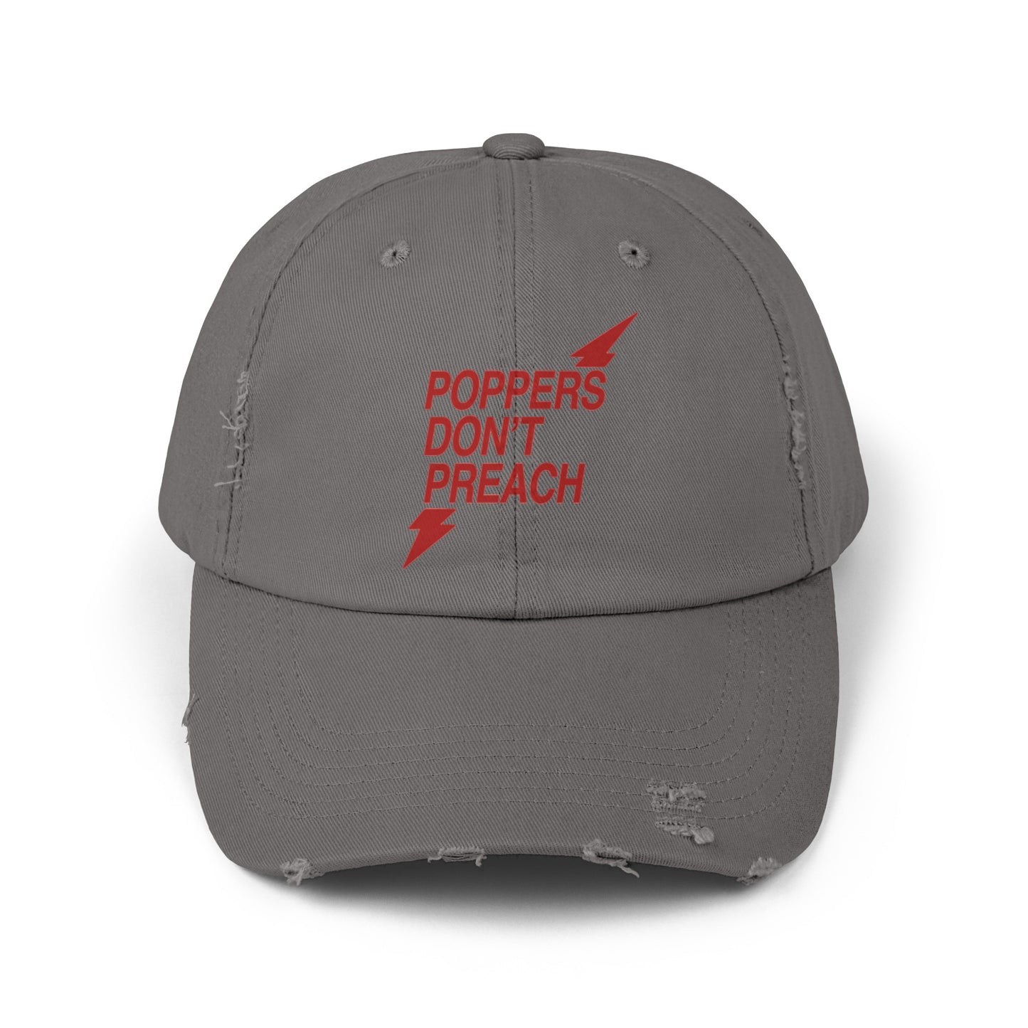 Poppers Don’t Preach Distressed Cap