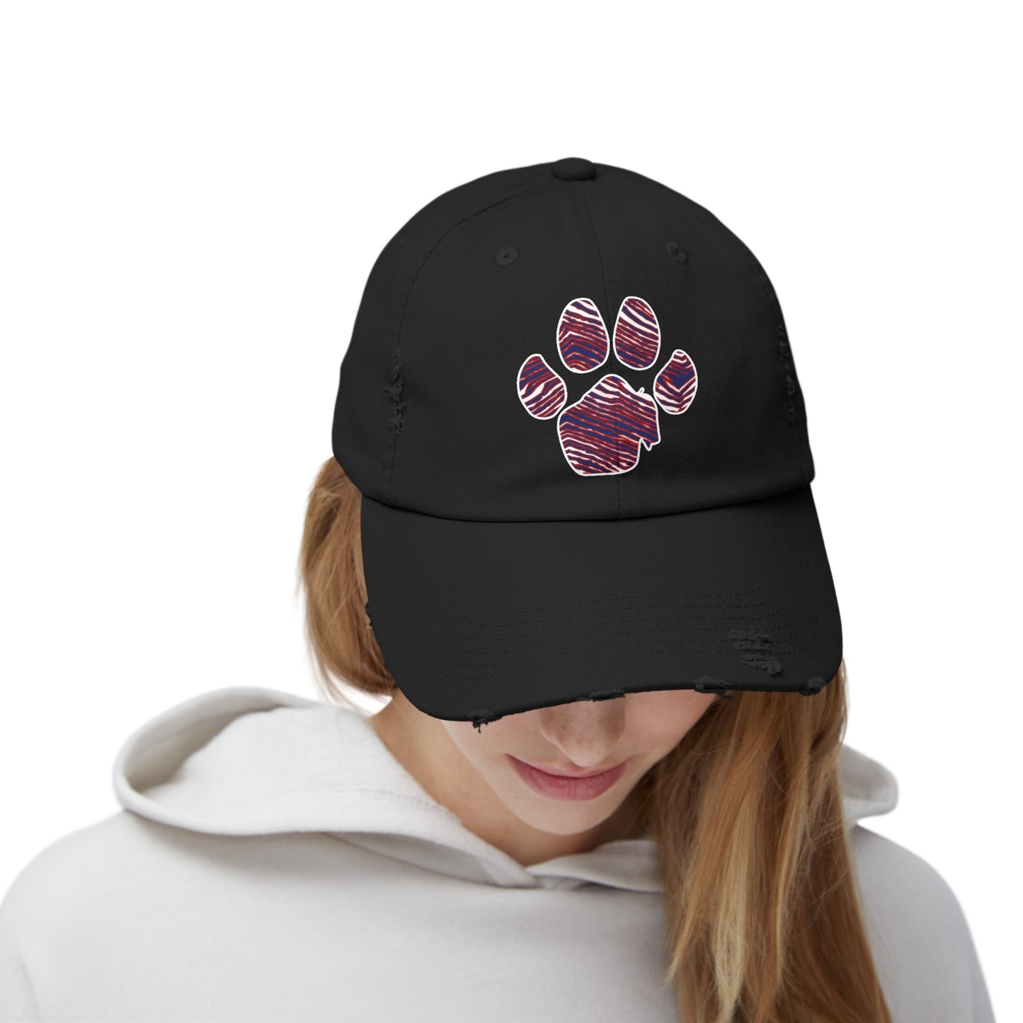 The Pawffalo Game Day Distressed Cap