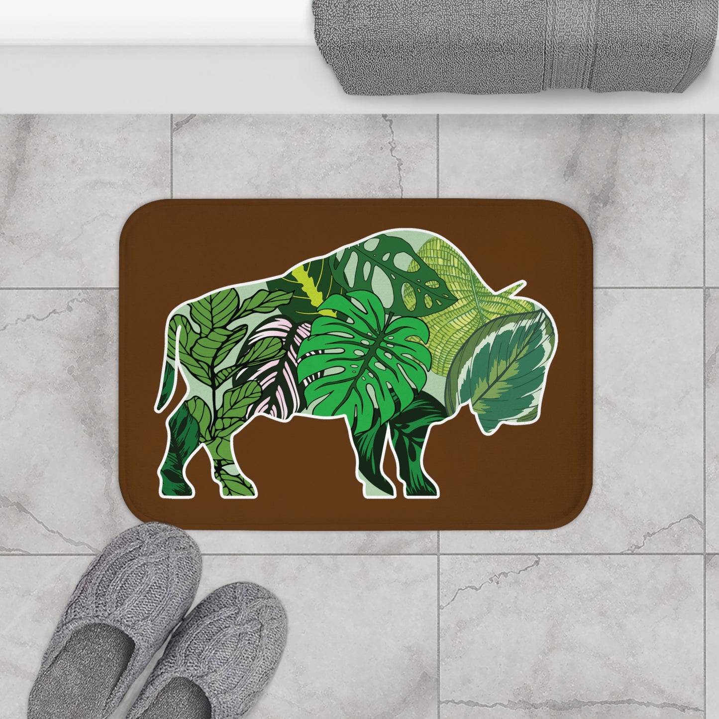 Buffalo Plant Lover Bath Mat