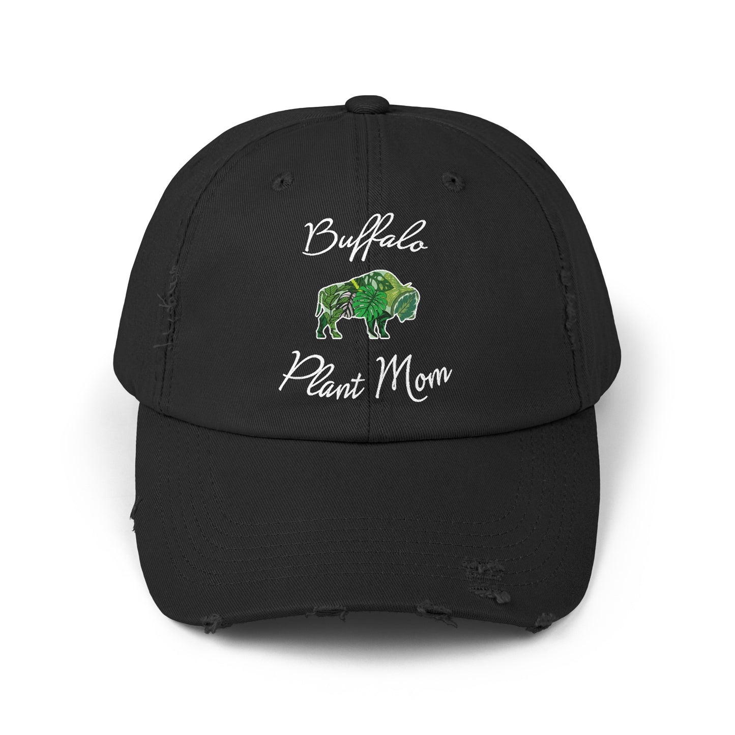 Buffalo Plant Mom Distressed Cap