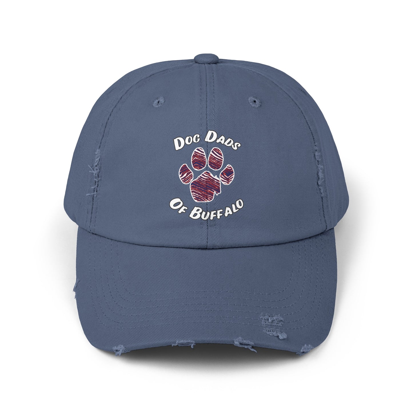 The Pawffalo Dog Dad Distressed Cap