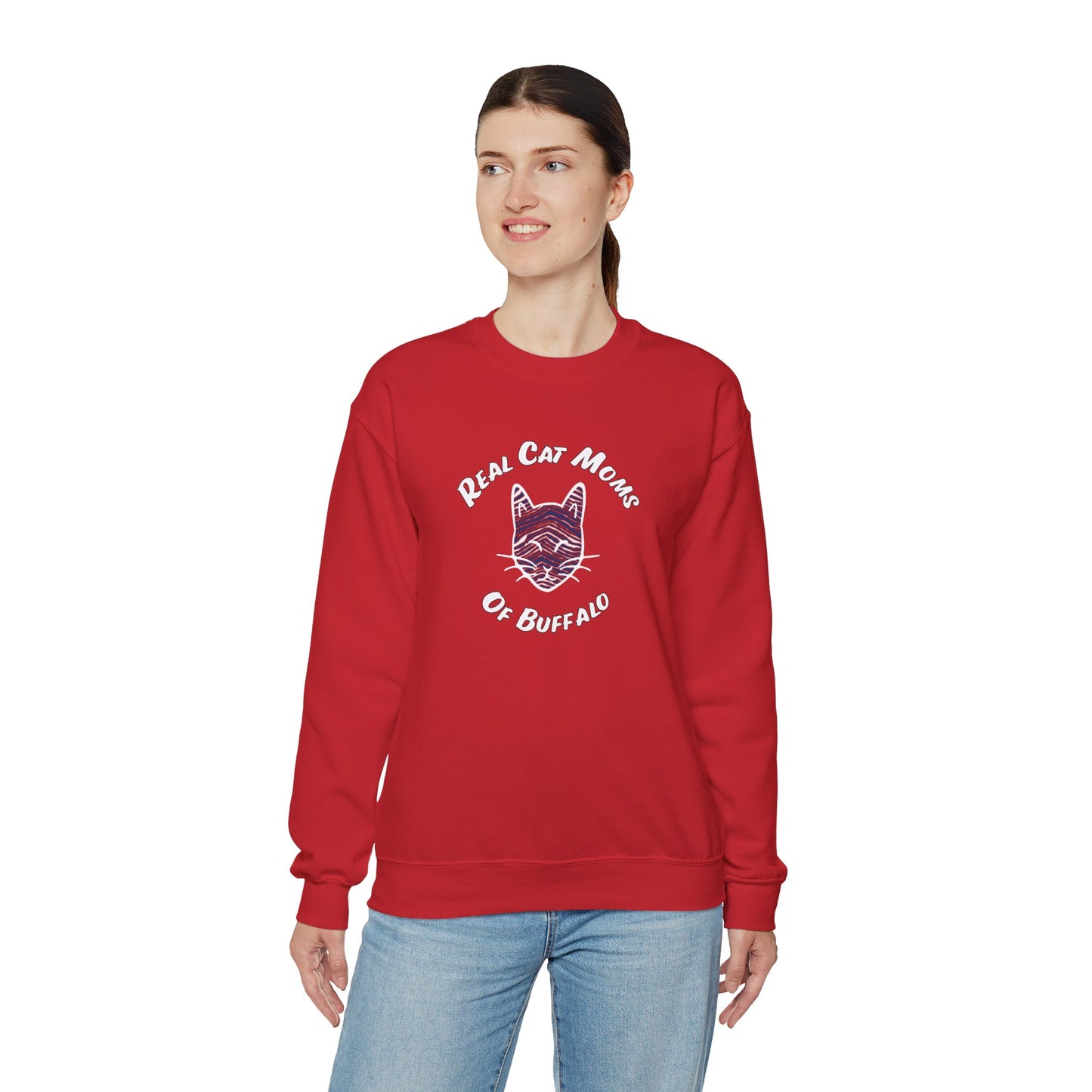 Real Cat Moms of Buffalo Sweatshirt