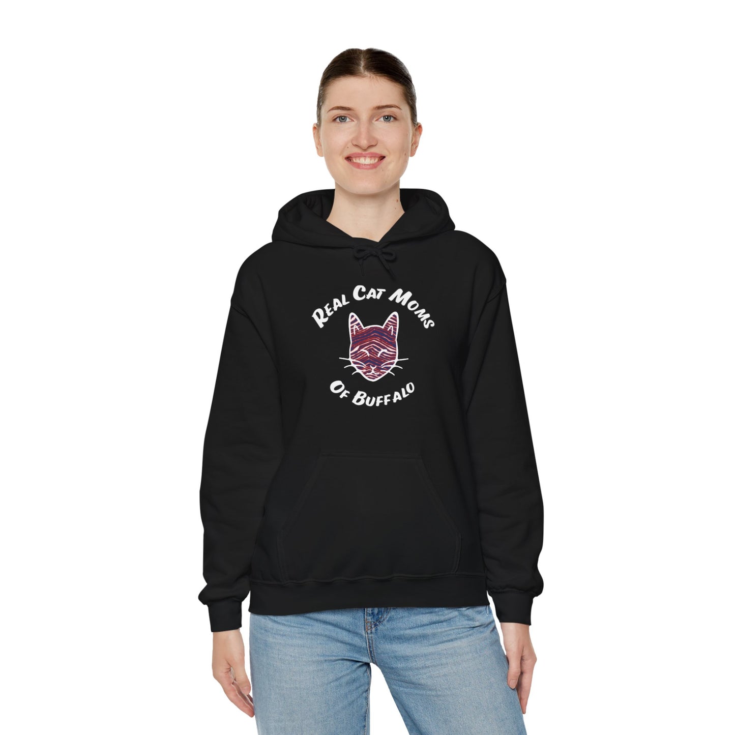 Real Cat Moms of Buffalo Hoodie