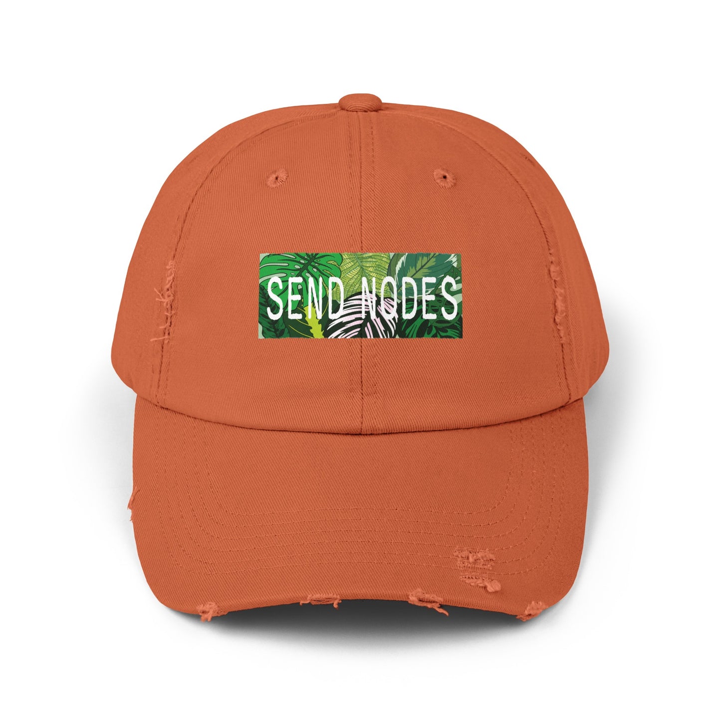 “Send Nodes” Distressed Cap