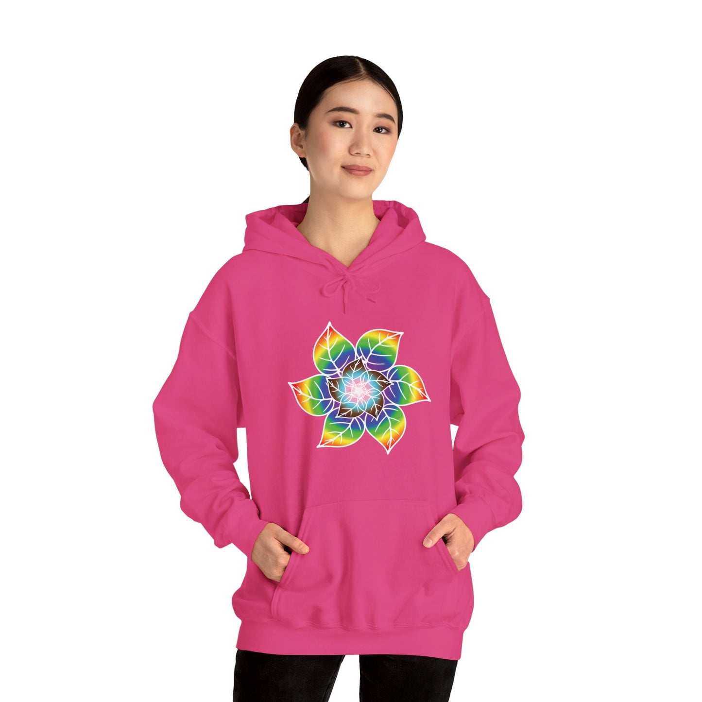 Flower Leaf Pride Hoodie