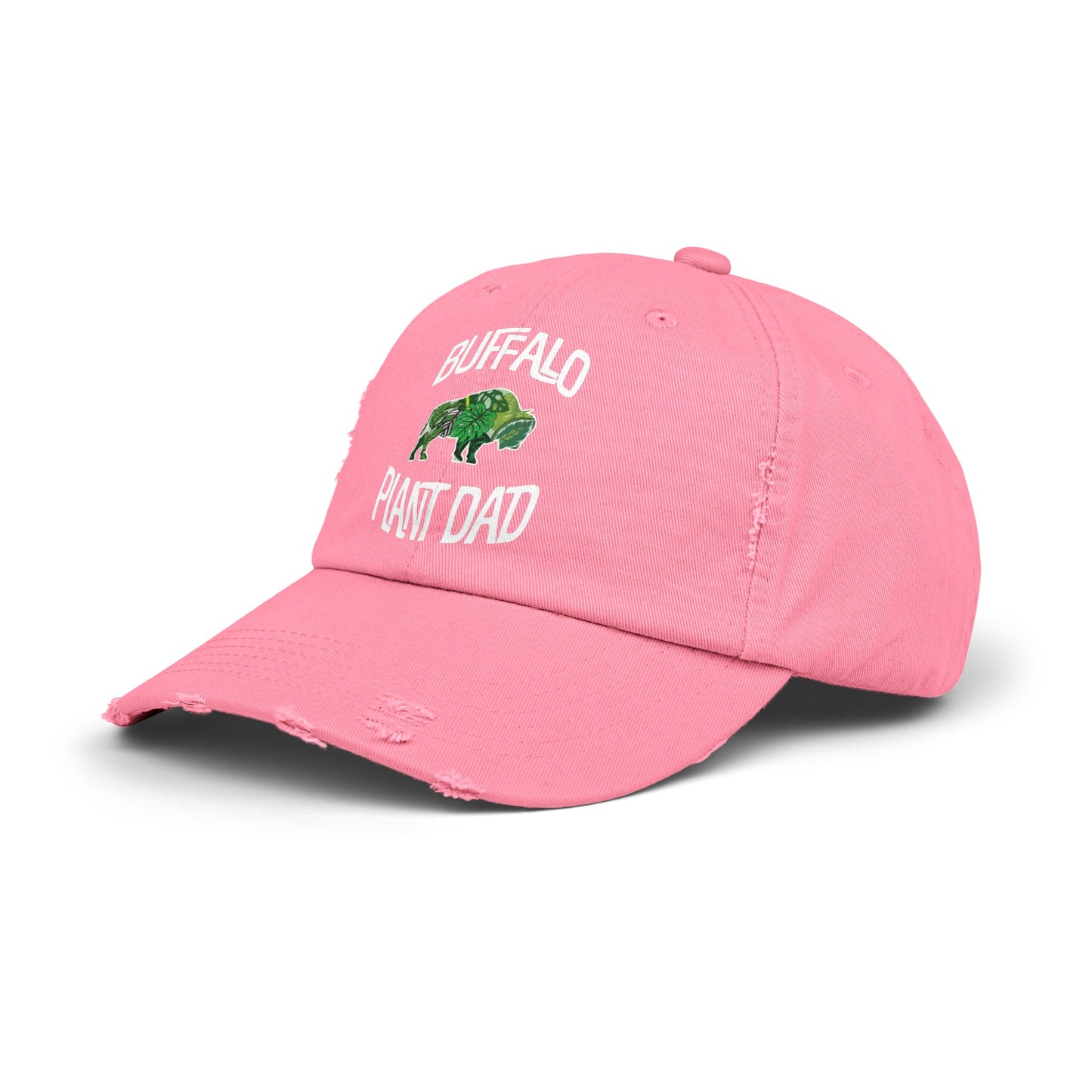 Buffalo Plant Dad Distressed Cap